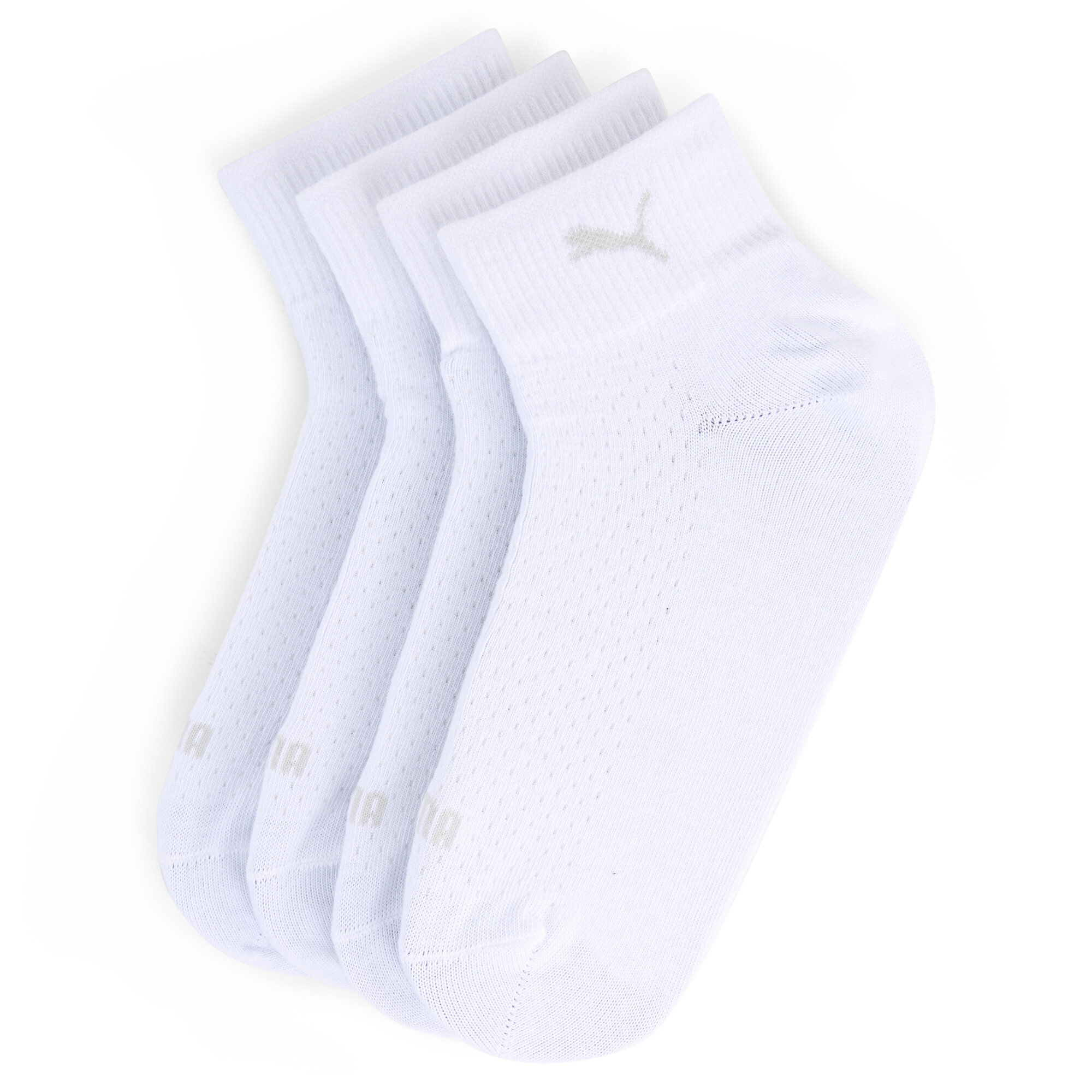 Women's Puma's Quarter Socks 2 Pack, White, Size 39-42, Women