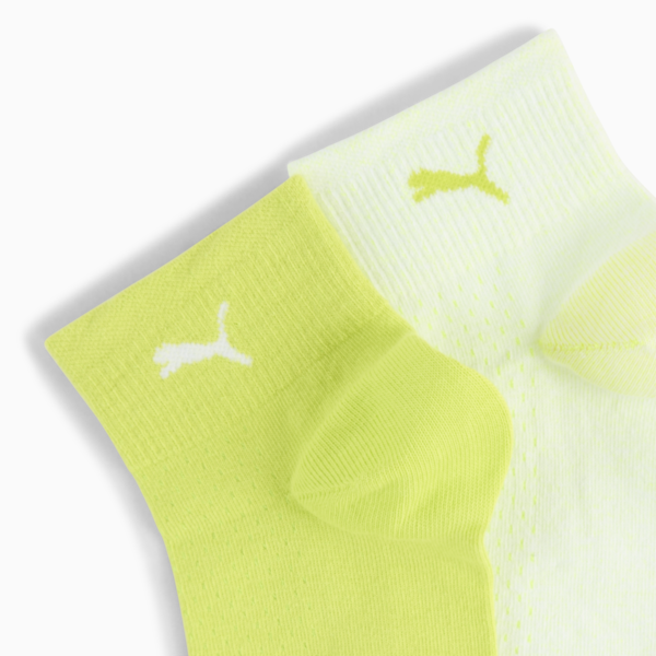 Paquete de 2 pares de medias tobilleras para mujer PUMA, lime, large-ARG