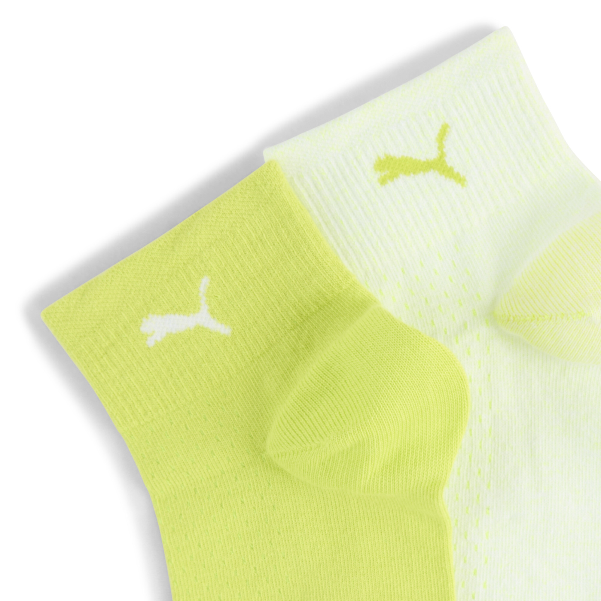 Women's Puma's Quarter Socks 2 Pack, Green, Size 39-42, Women