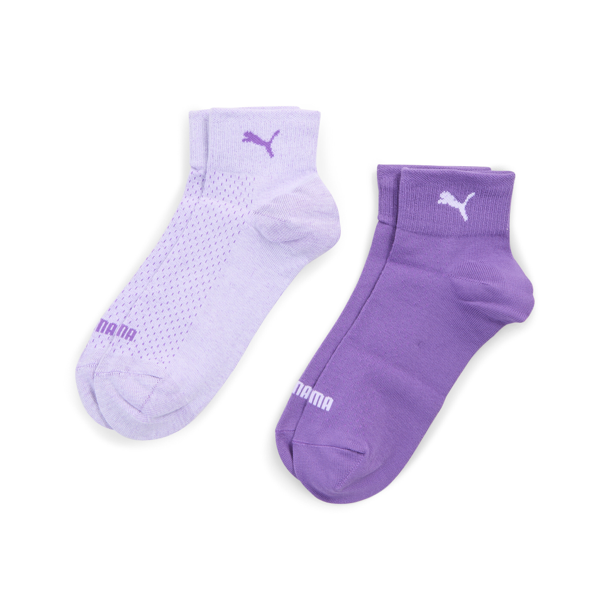 Licence Puma Quarter-Socken 2er-Pack Damen | Purple Combo | Größe: 35-38