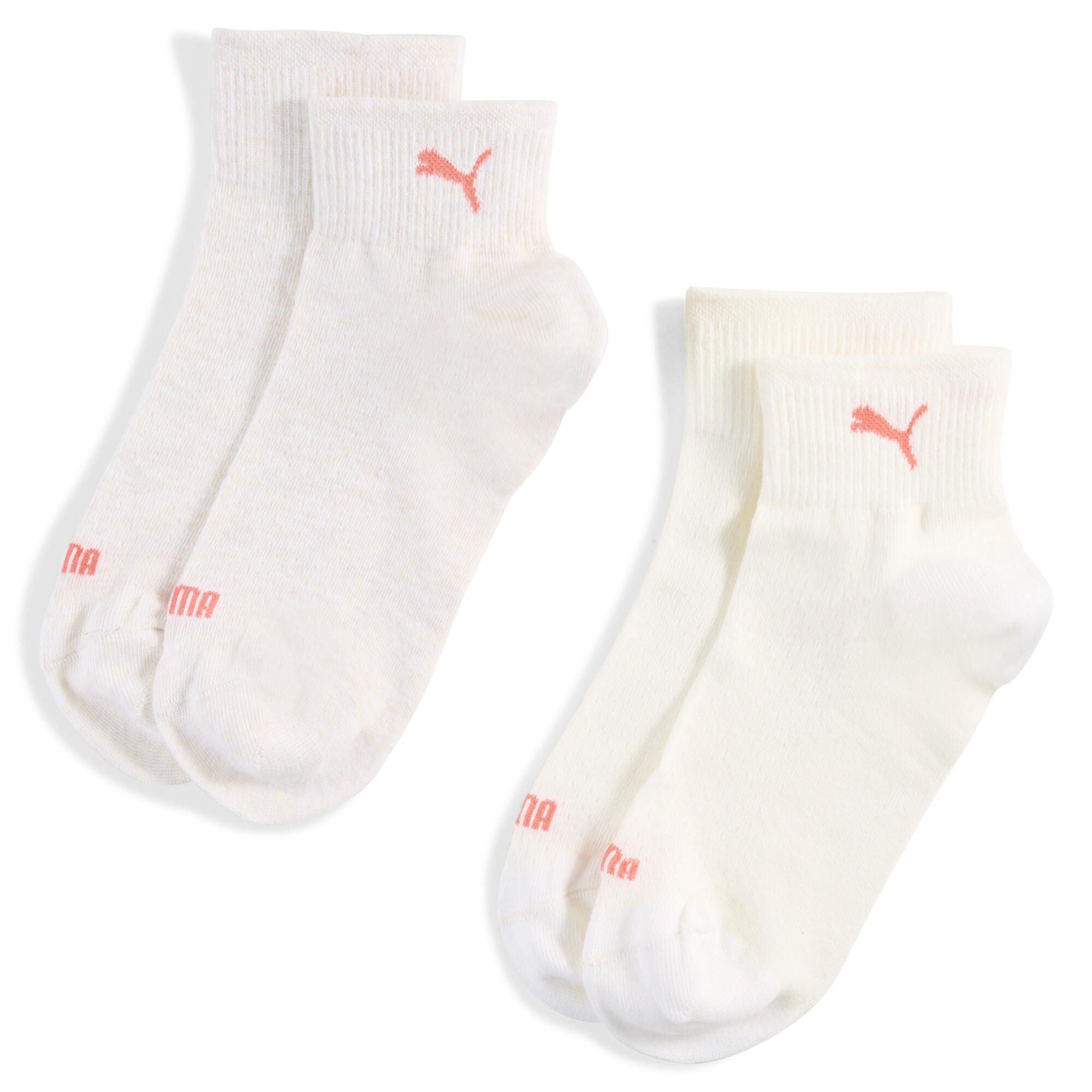 Licence Puma Quarter-Socken 2er-Pack Damen | Coral Combo | Größe: 35-38