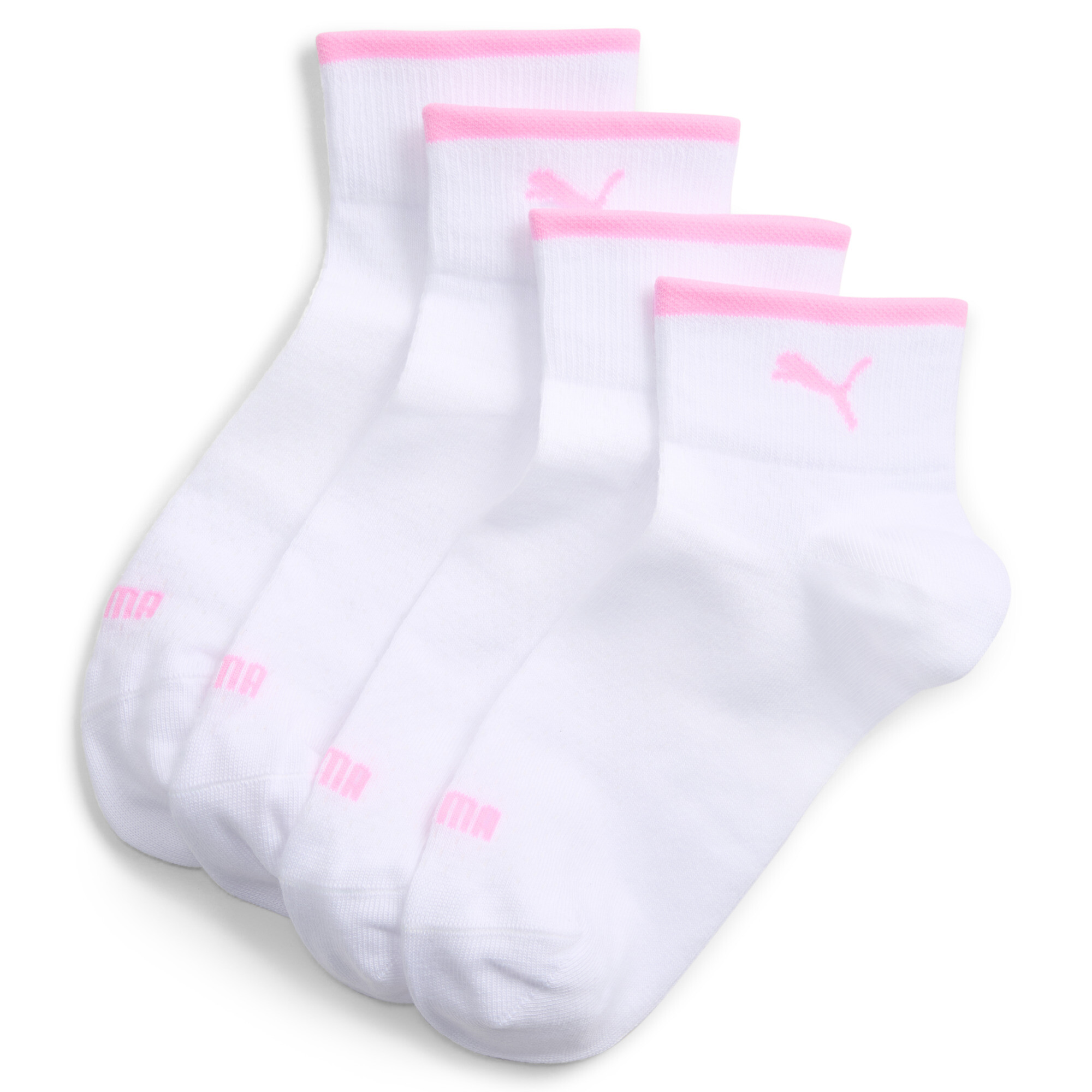 PUMA korte sokken voor Dames, Roze/Wit, Maat 39-42