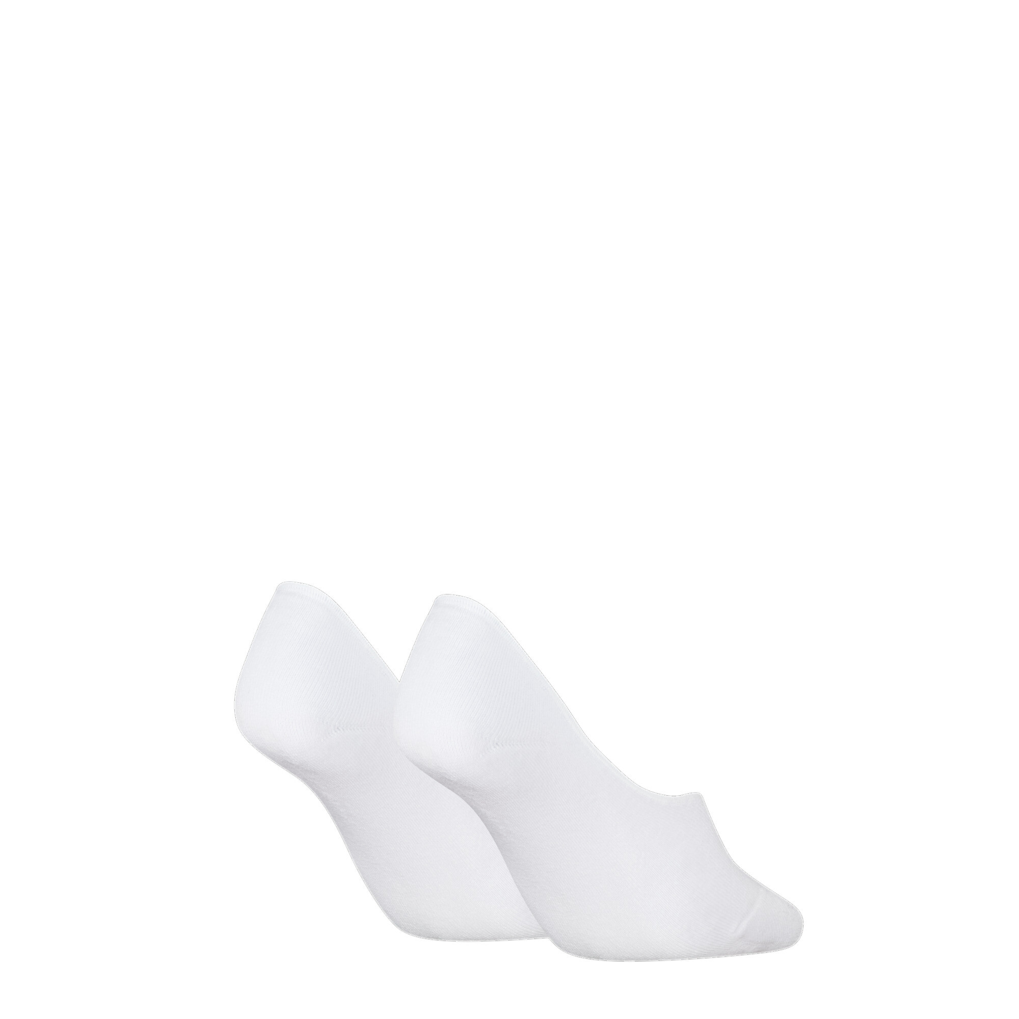 Women's Puma's Invisible Footie Socks 2 Pack, White, Size 35-38, Women