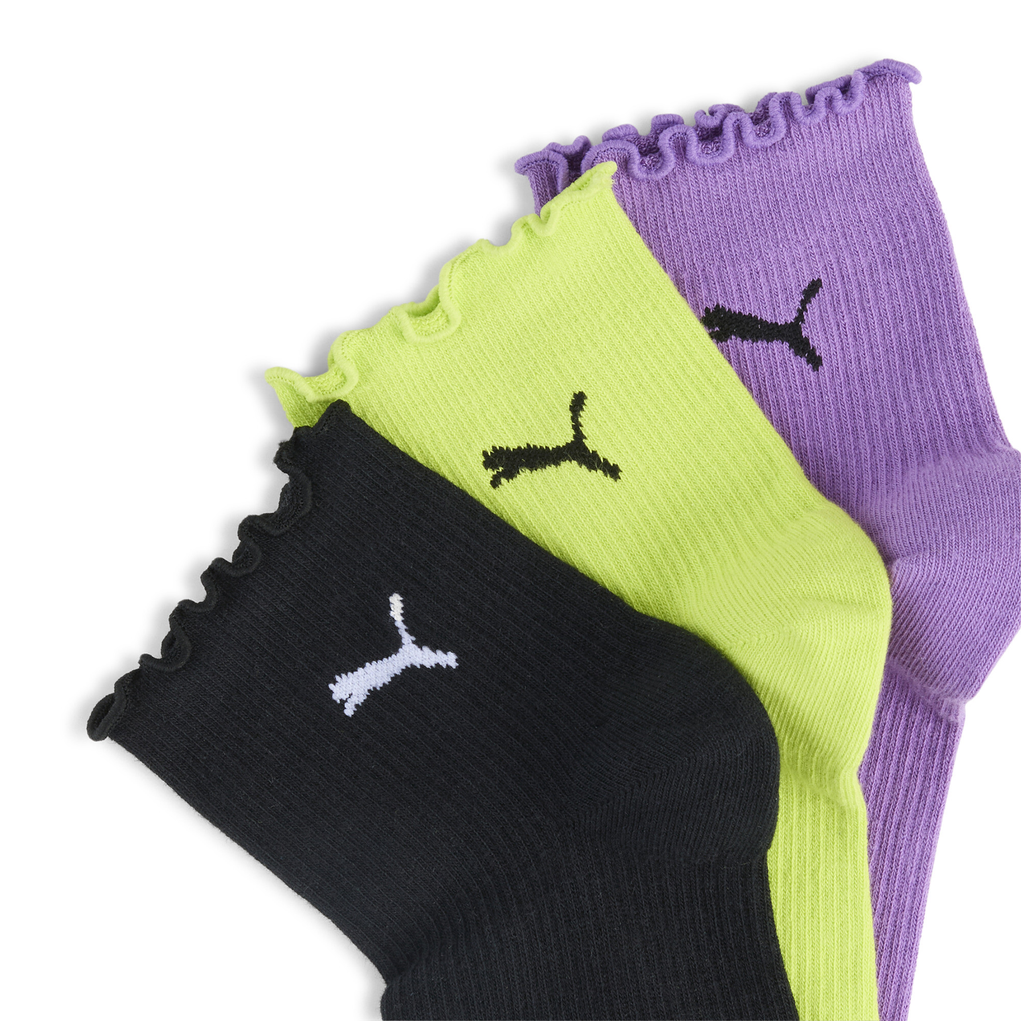 Women's Puma's Quarter Socks 3 Pack, Size 35-38, Clothing