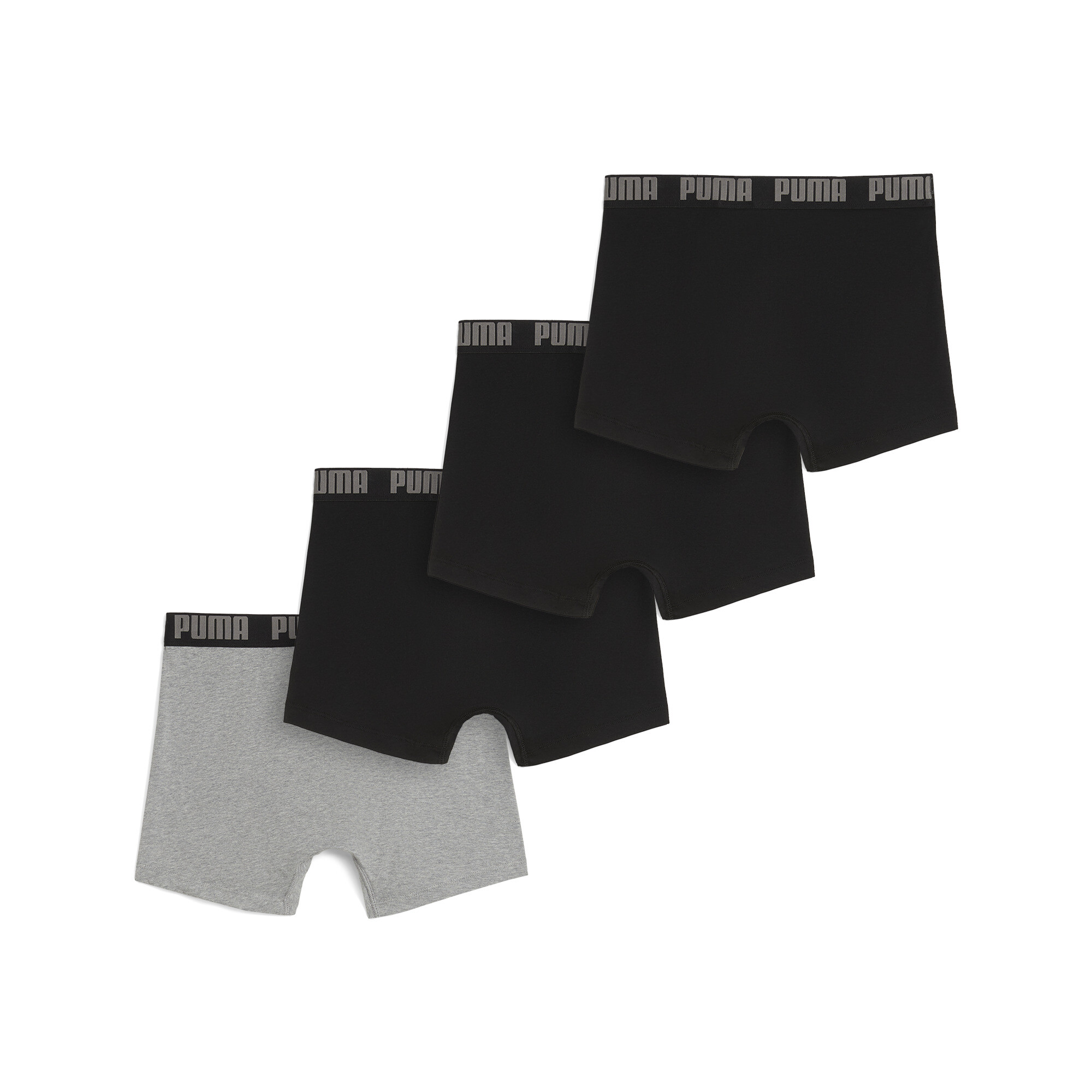 PUMA Boxershorts voor Heren, Zwart/Grijs, Maat 5 thumbnail 2