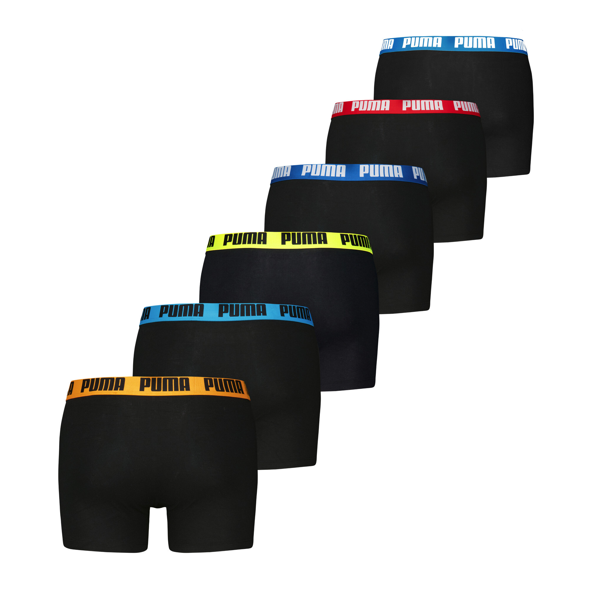 Men's Puma Boxer Briefs 6-Pack, Size 3, Clothing