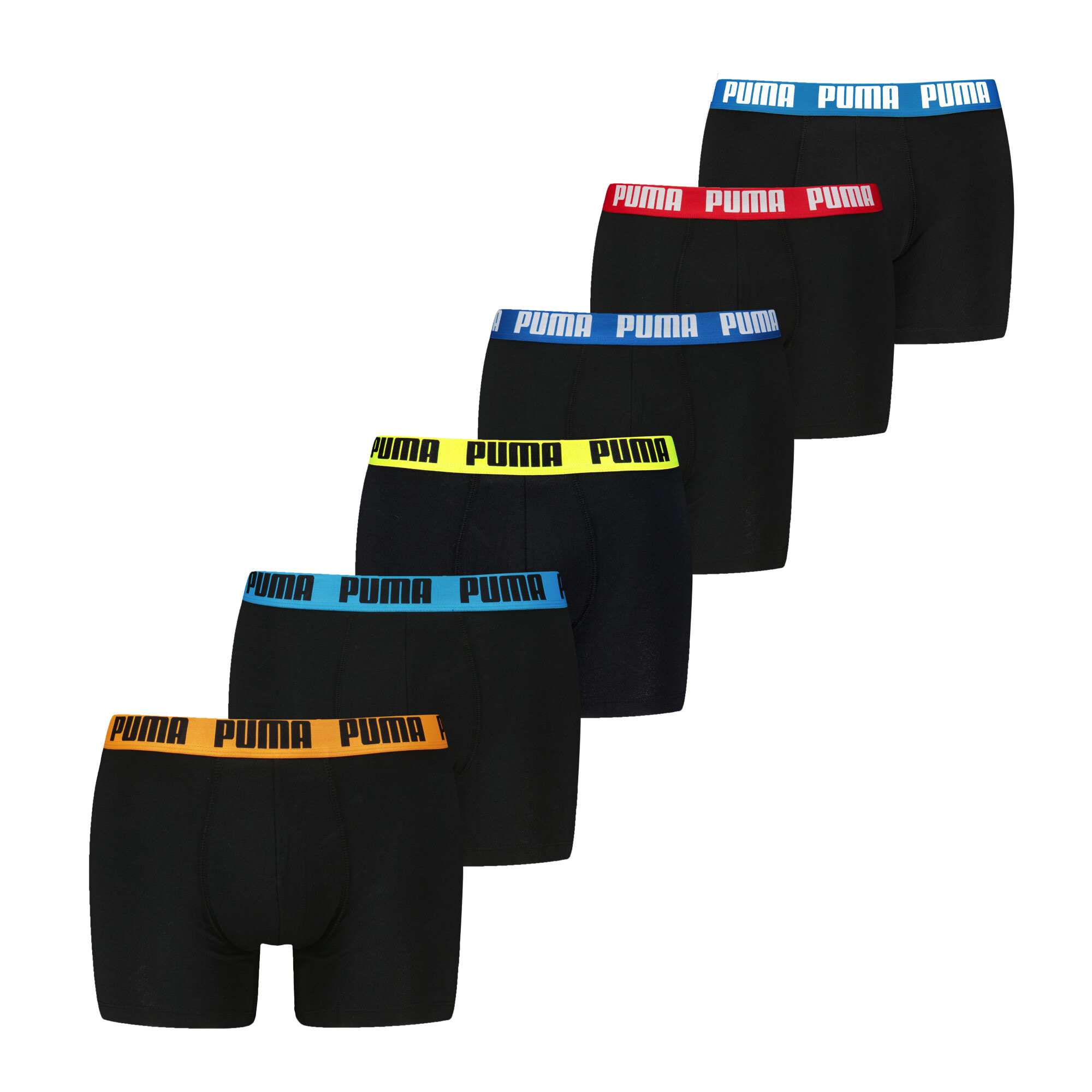 Men's Puma Boxer Briefs 6-Pack, Size 3, Clothing