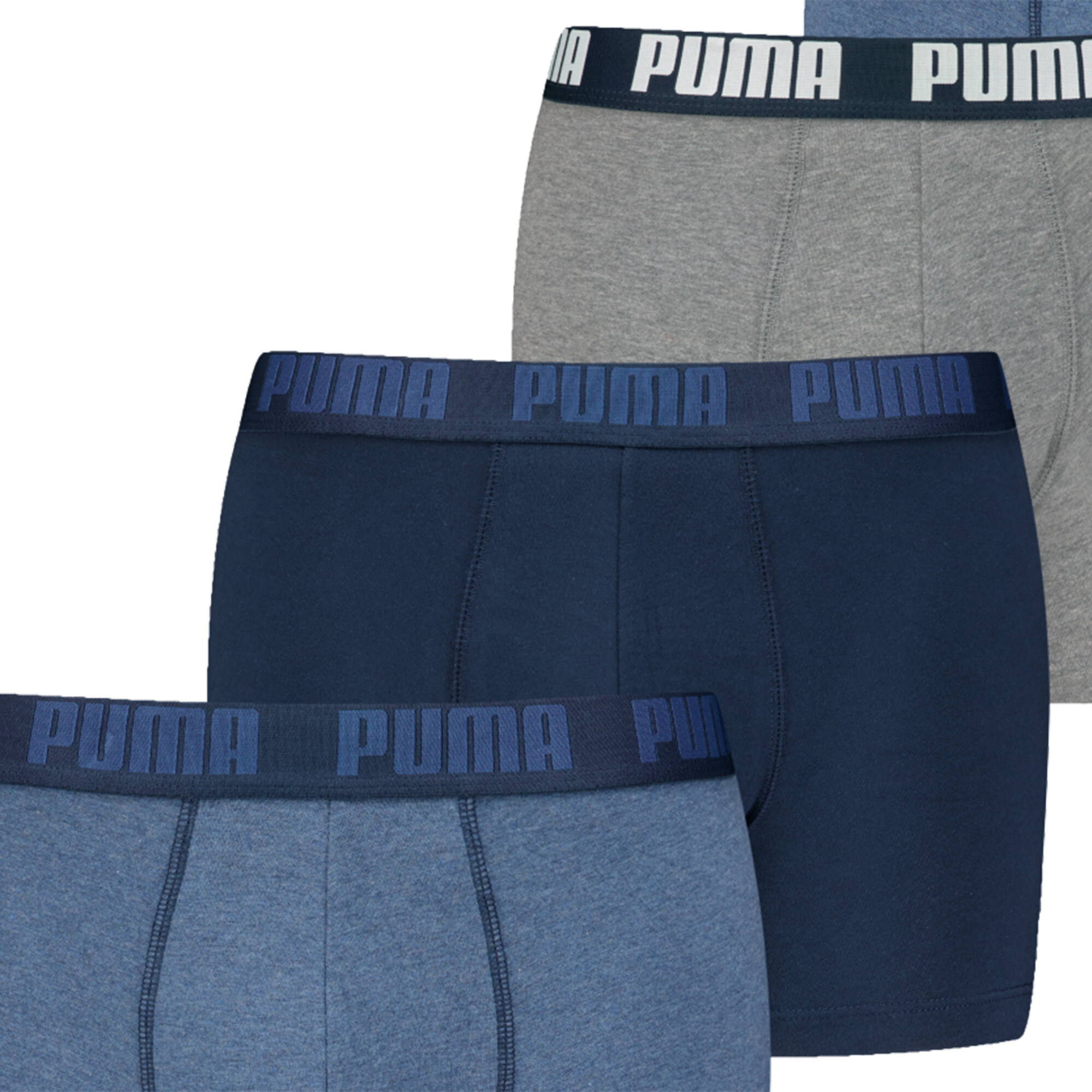 Puma Heren Everyday Boxer 6p 701227792005 - Kleur Blauw - Maat L