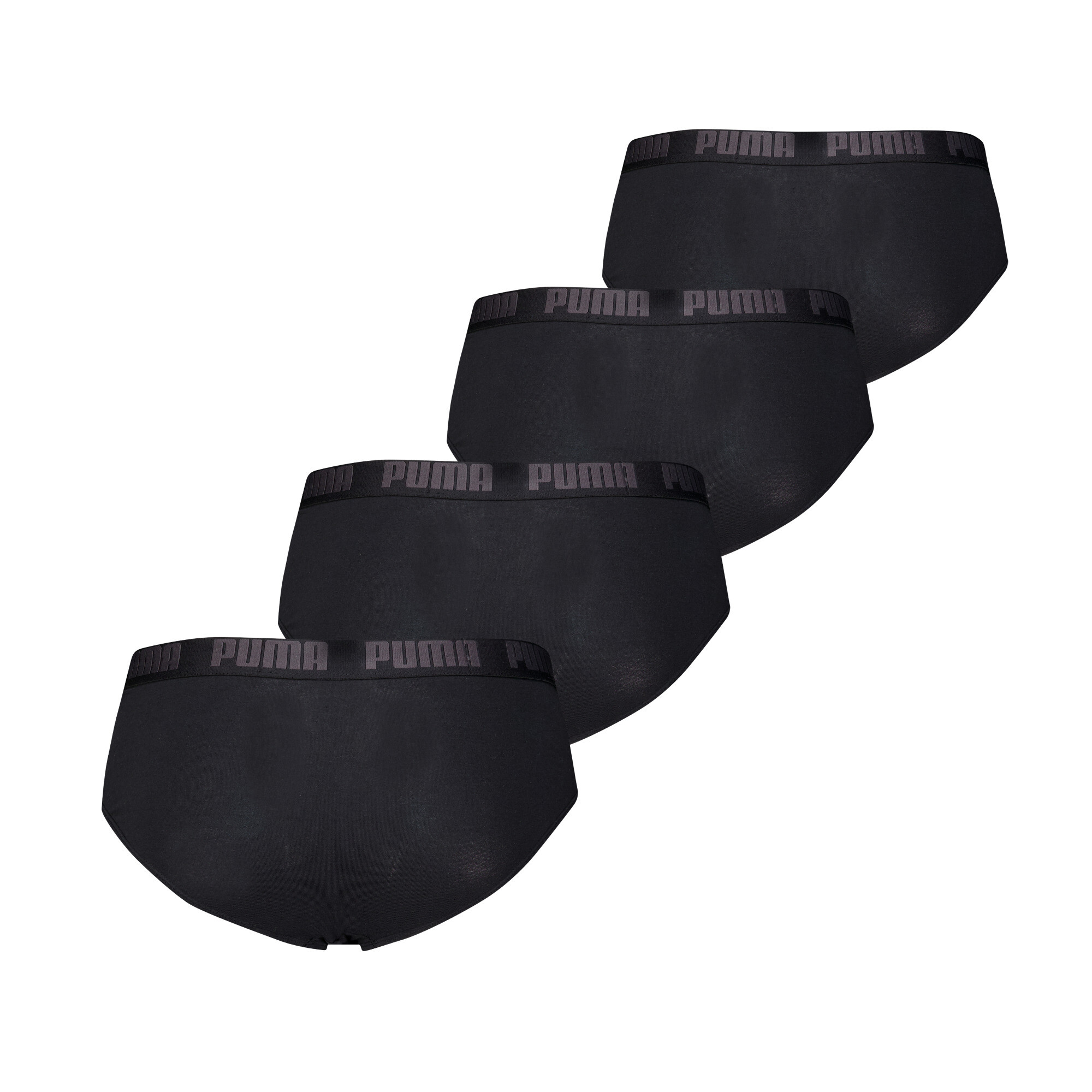 Men's Puma Everyday Briefs 4-pack, Black, Size 2, Clothing