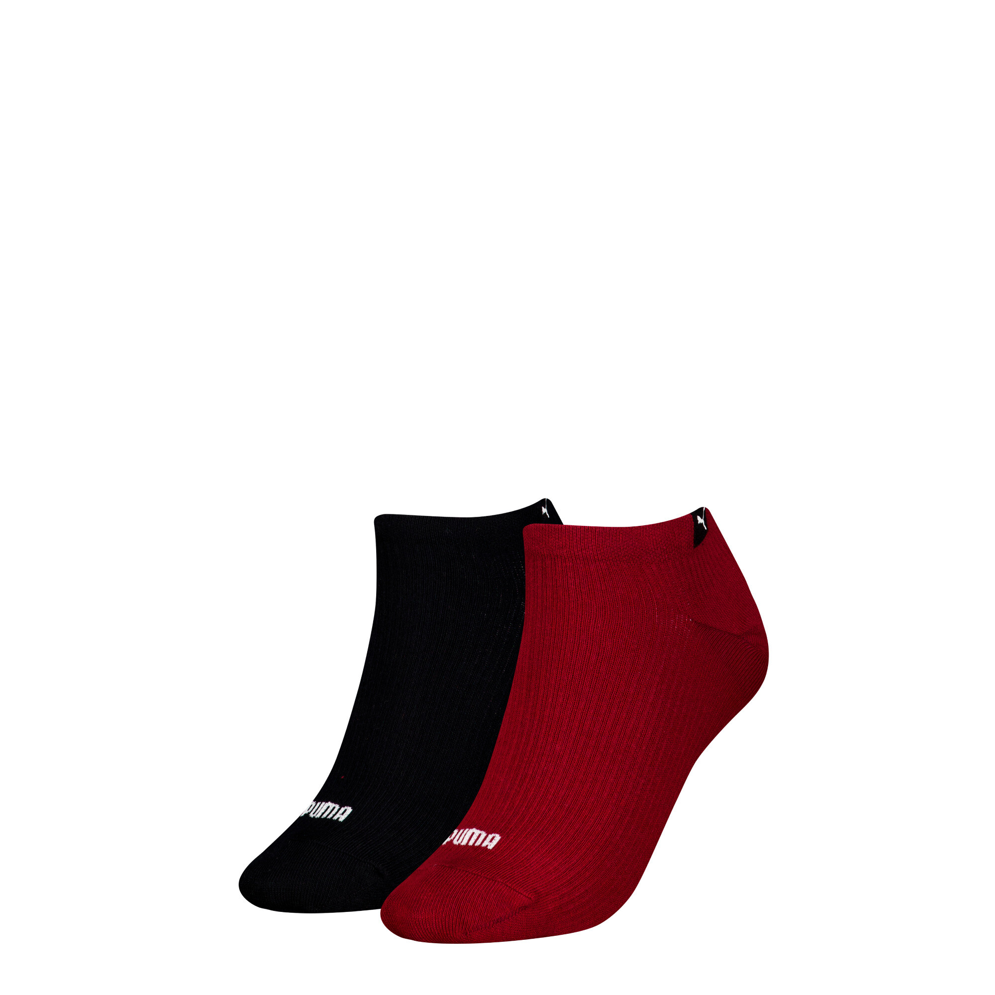 Women's Puma's Sneaker Socks 2 Pack, Red, Size 39-42, Clothing