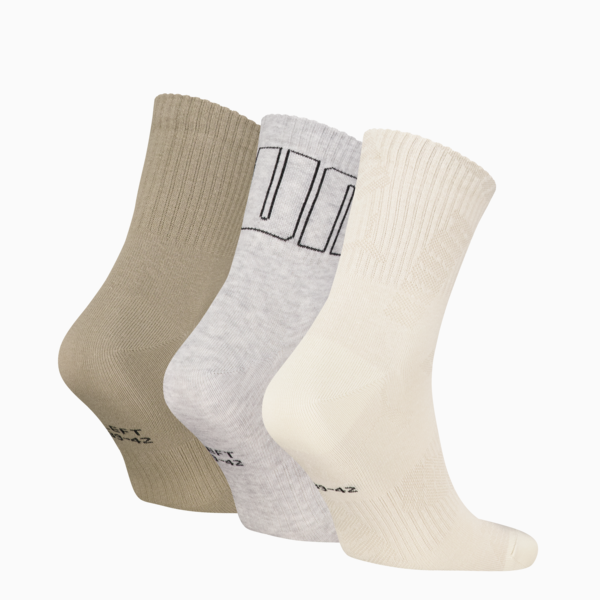 Short Socks 3 Pack Unisex, sand combo, large-MEX