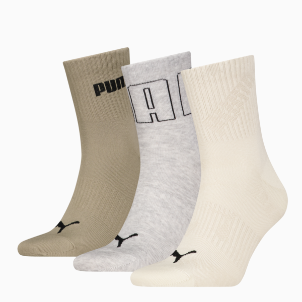 Short Socks 3 Pack Unisex, sand combo, large-MEX