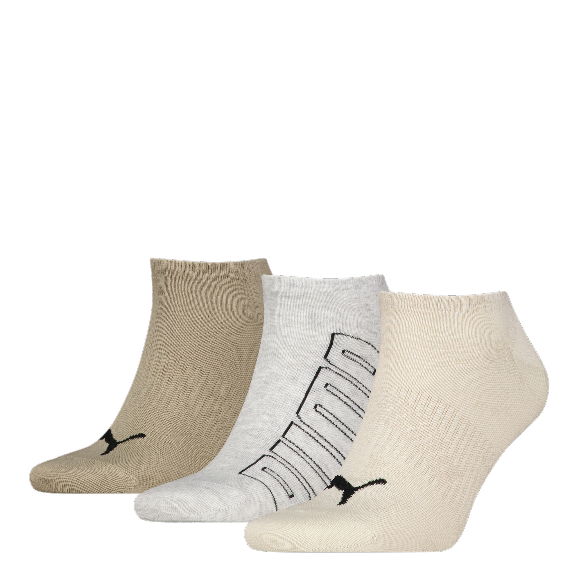 Puma - Unisex Mesh Logo Sneakersokken - 3 Pack - Maat 39-42