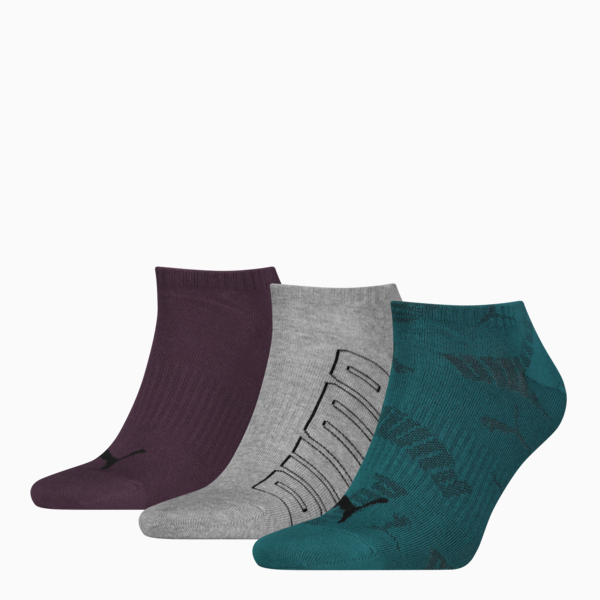Pack de 3 calcetines deportivos unisex PUMA, green combo, large-MEX