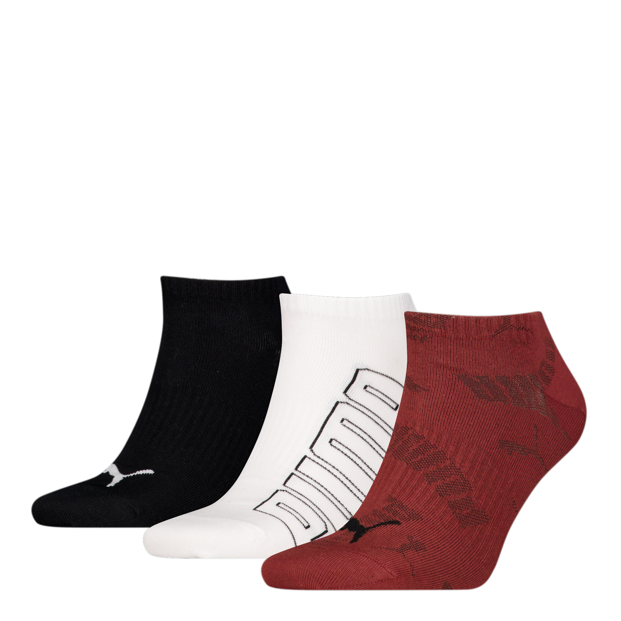 Licence Puma Sneaker-Socken 3er-Pack Unisex Schuhe | Red Combo | Größe: 39-42