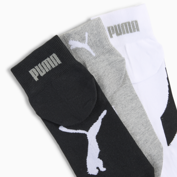 Calcetines unisex (paquete de 3), white / grey / black, large-MEX