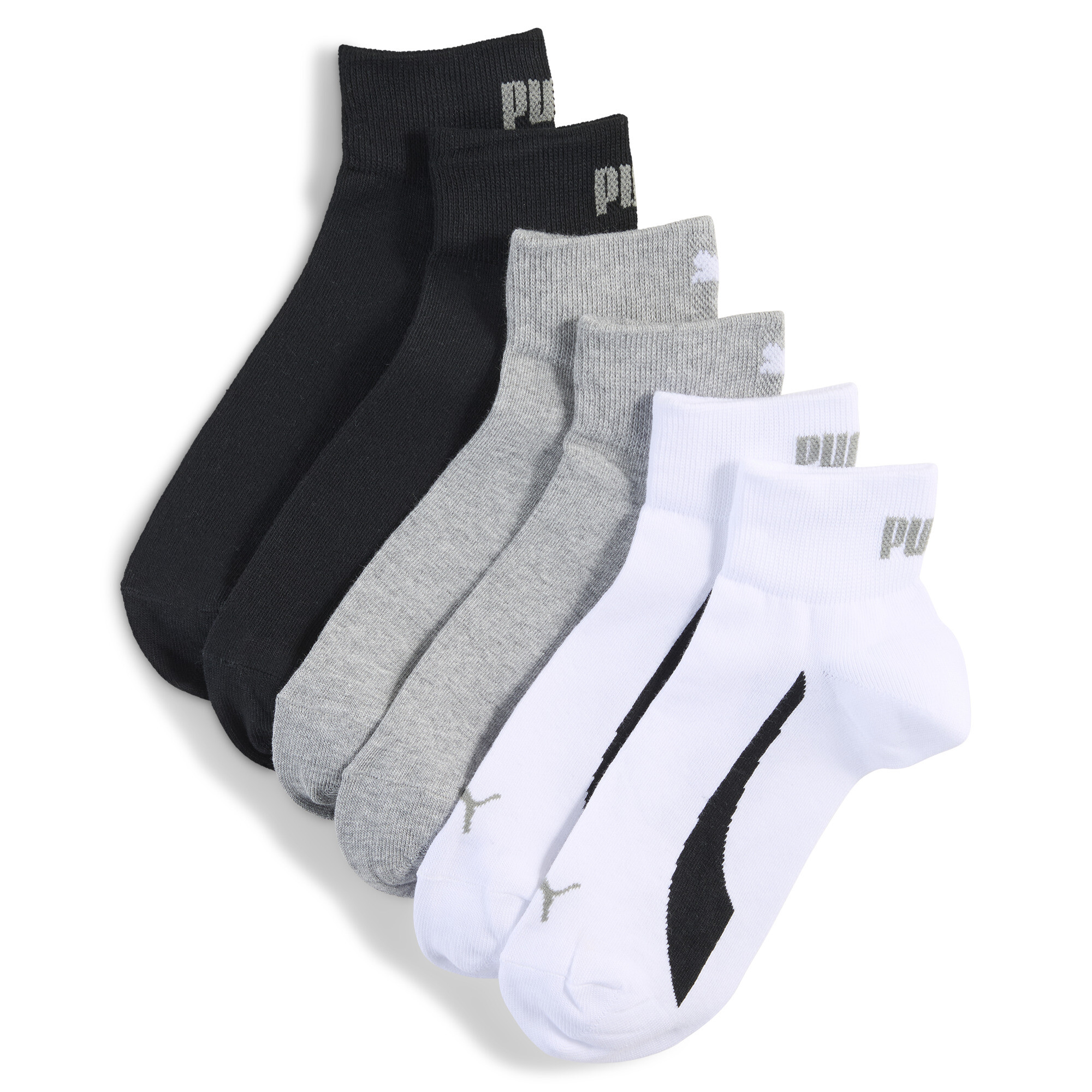 Licence Sportsocken Unisex (3er-Pack) | White/Grey/Black | Größe: 43-46