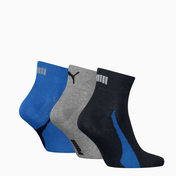 Calcetines unisex (paquete de 3), navy / grey / strong blue, large-MEX