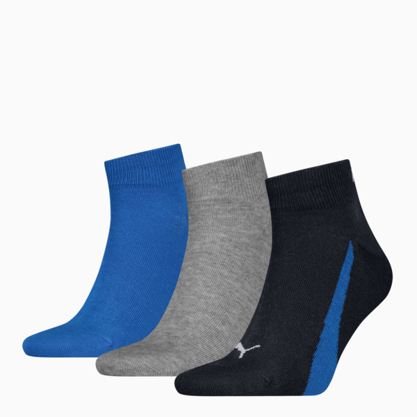 Calcetines unisex (paquete de 3), navy / grey / strong blue, large-MEX