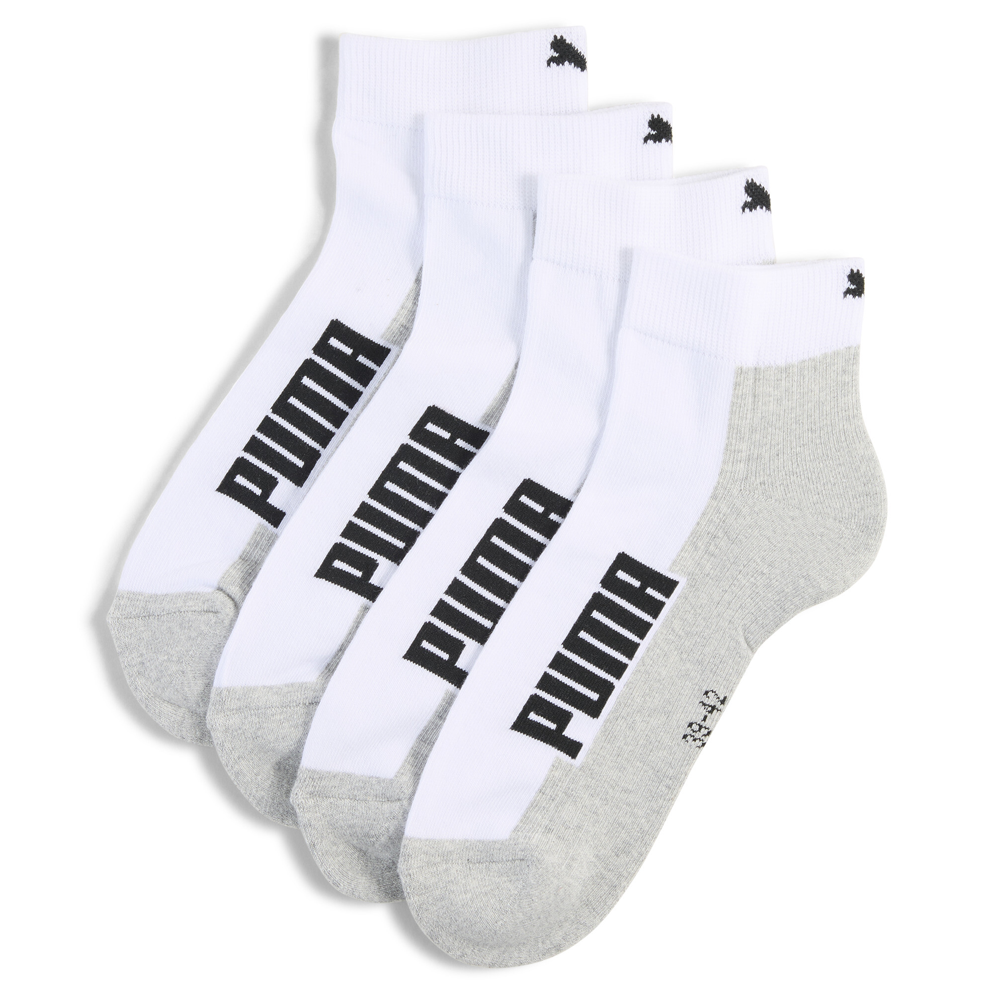 Licence Gepolsterte Sportsocken Unisex (2er-Pack) | White/Grey/Black | Größe: 43-46