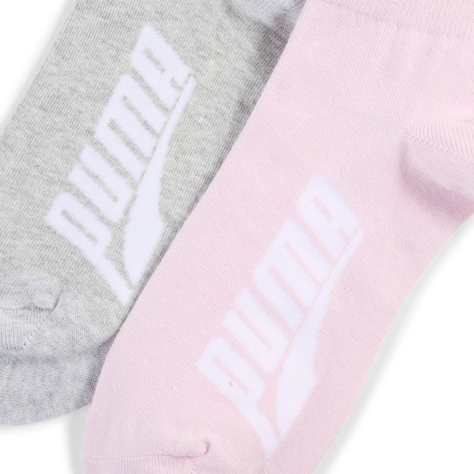 PUMA Korte uniseks sokken (set van 2), Roze, Maat 35-38 thumbnail 2