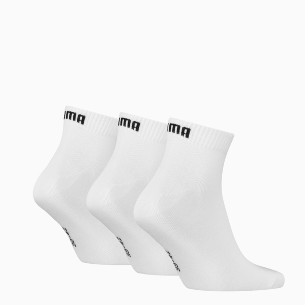 Quarter Socks 3 Pack Unisex, white, large-MEX
