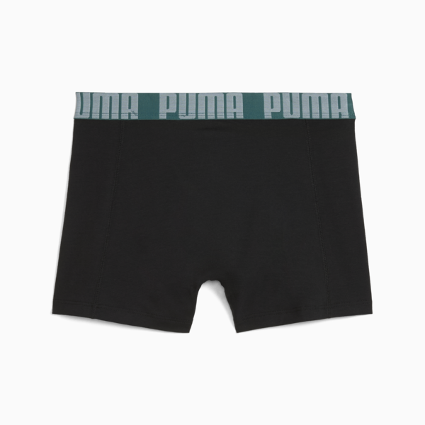 PUMA Men's Boxer Briefs 2 pack, Sea Green, large-MEX
