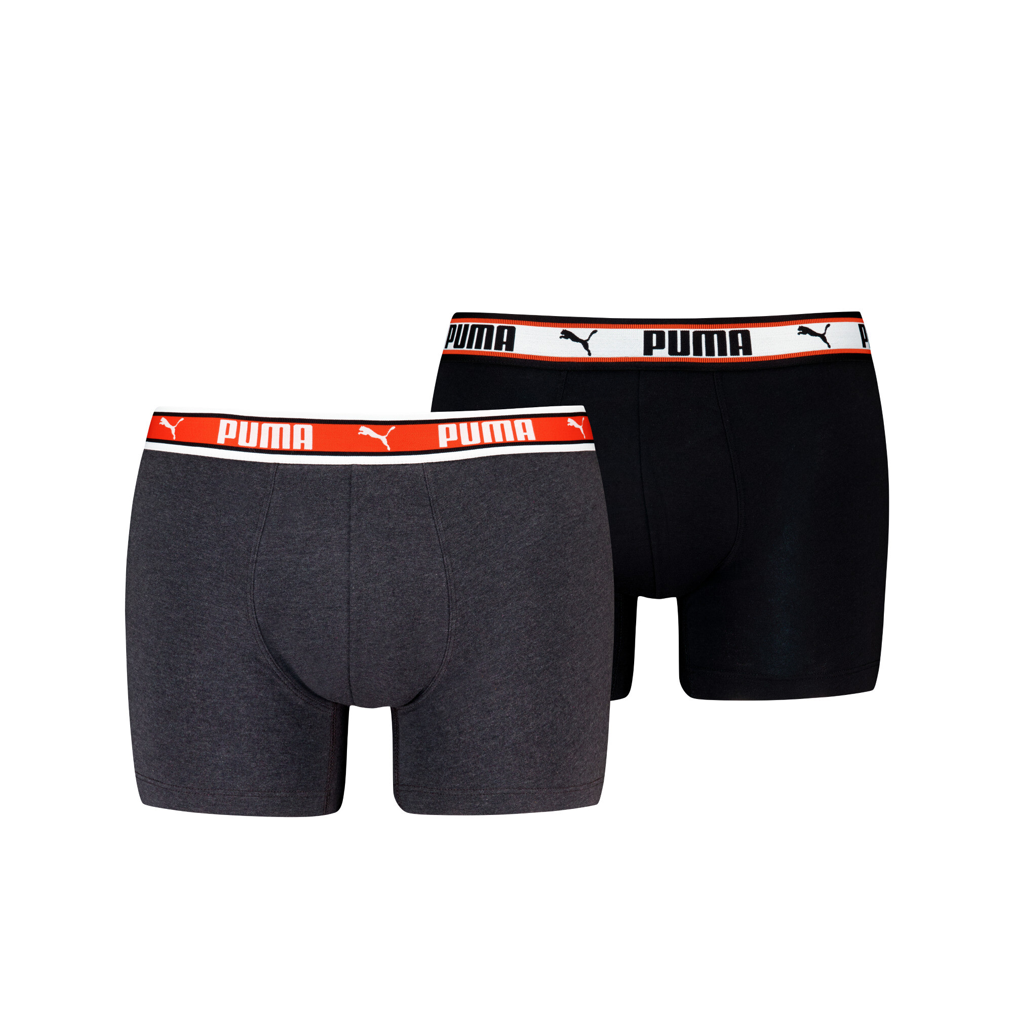 Licence Puma Boxershorts 2er-Pack Herren | Black/Red | Größe: S