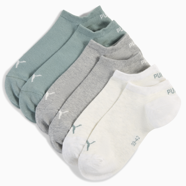 Medias unisex (pack de 3), green / grey, large-ARG