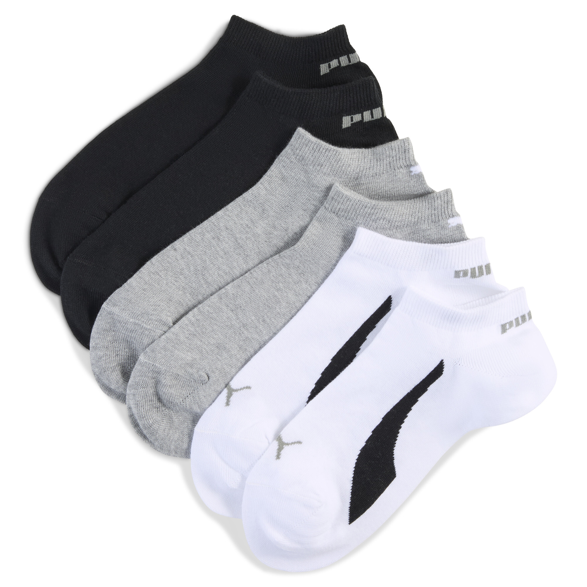 Licence Gepolsterte Sneakersocken Unisex (3er-Pack) Schuhe | White/Grey/Black | Größe: 43-46