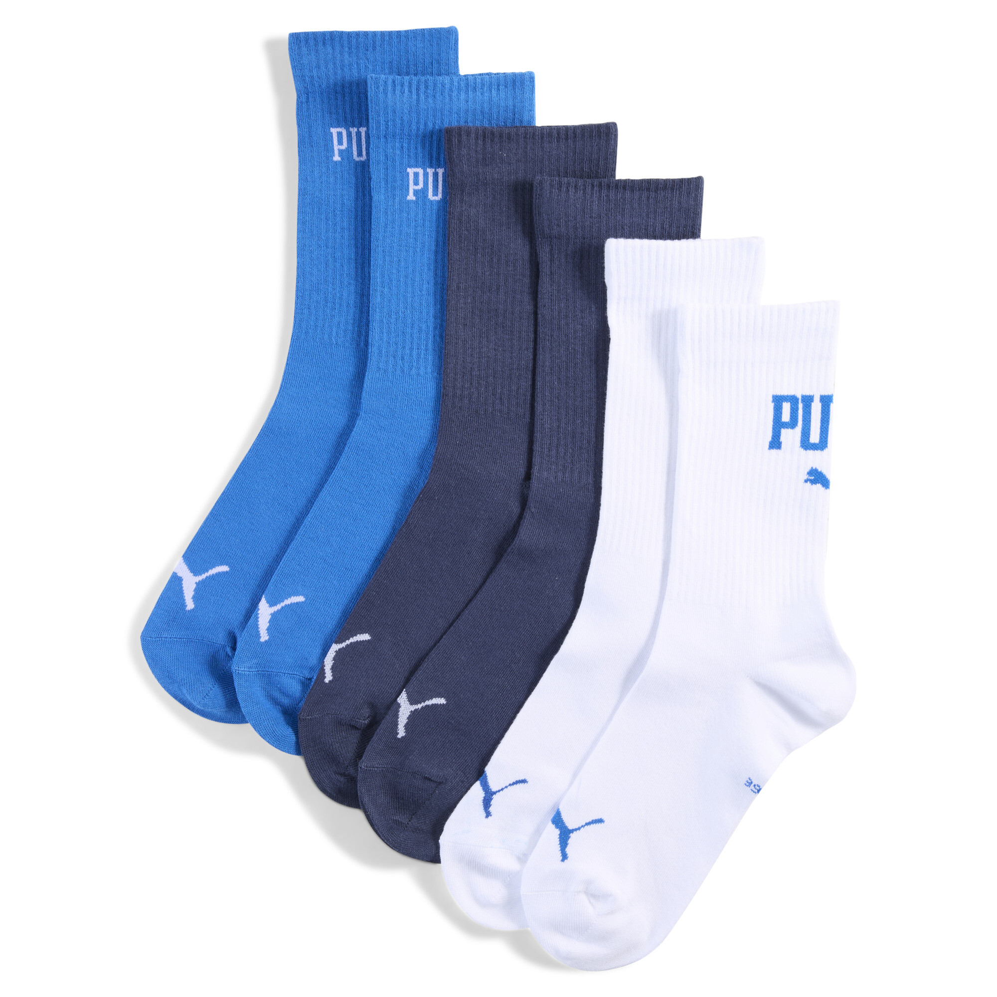 Licence Logo Crew Socken Unisex (3er-Pack) | Blue Combo | Größe: 35-38