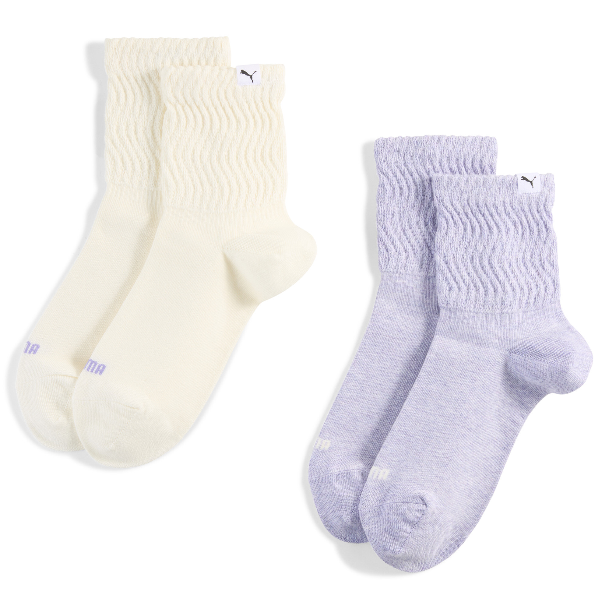 Licence Zigzag Kurze Socken Damen (2er-Pack) | Purple/White | Größe: 39-42