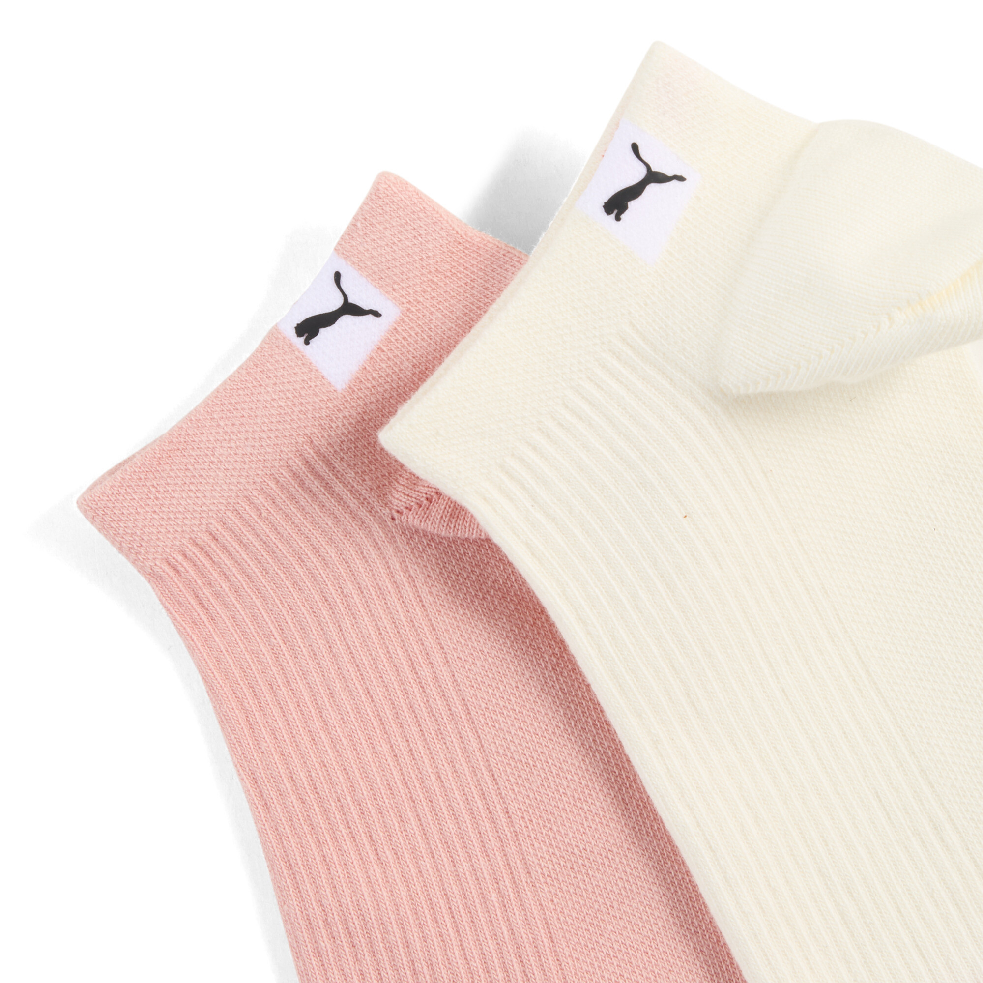 PUMA Heritage sneakersokken voor Dames, Roze/Wit, Maat 39-42 thumbnail 2