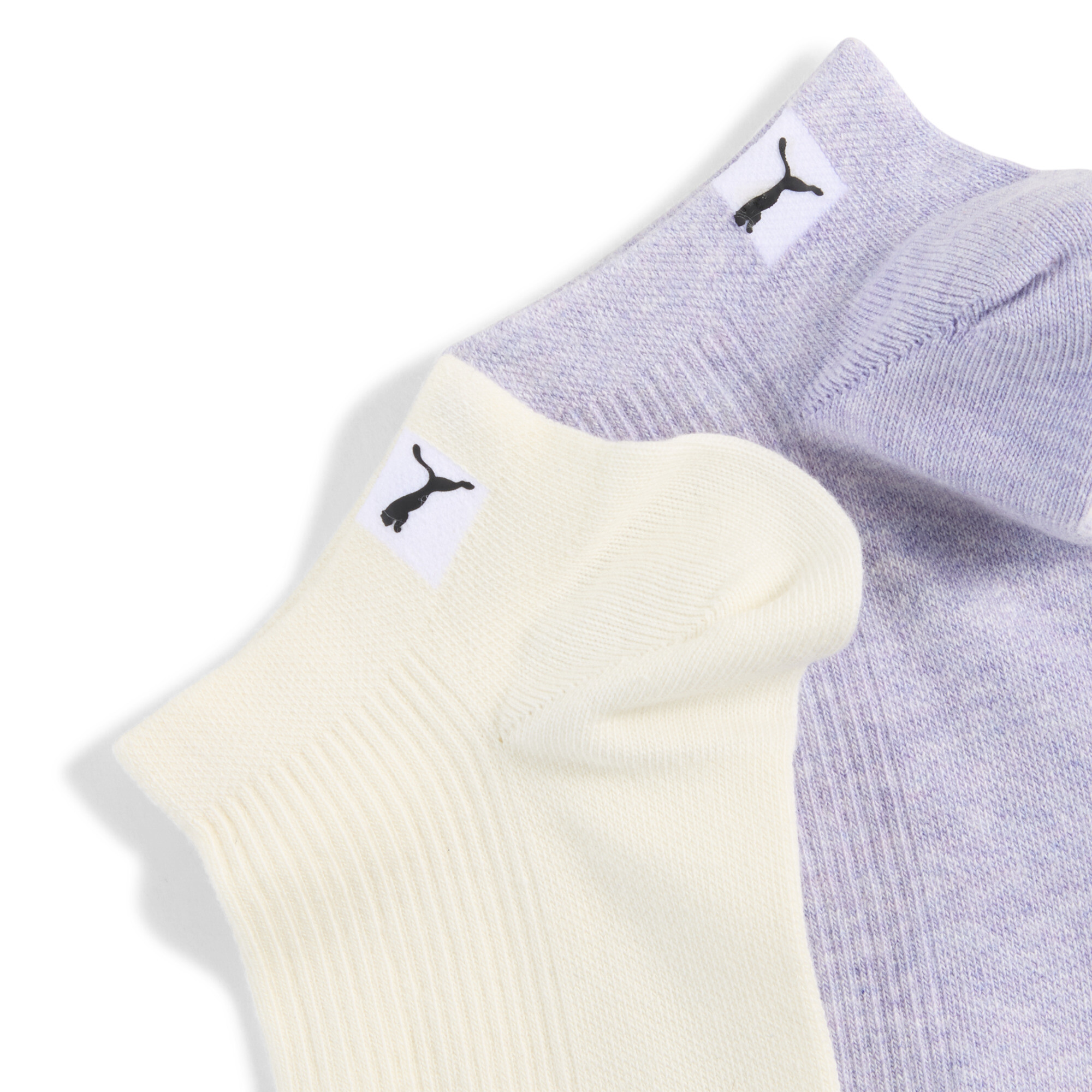 PUMA Heritage sneakersokken voor Dames, Wit/Paars, Maat 39-42 thumbnail 2