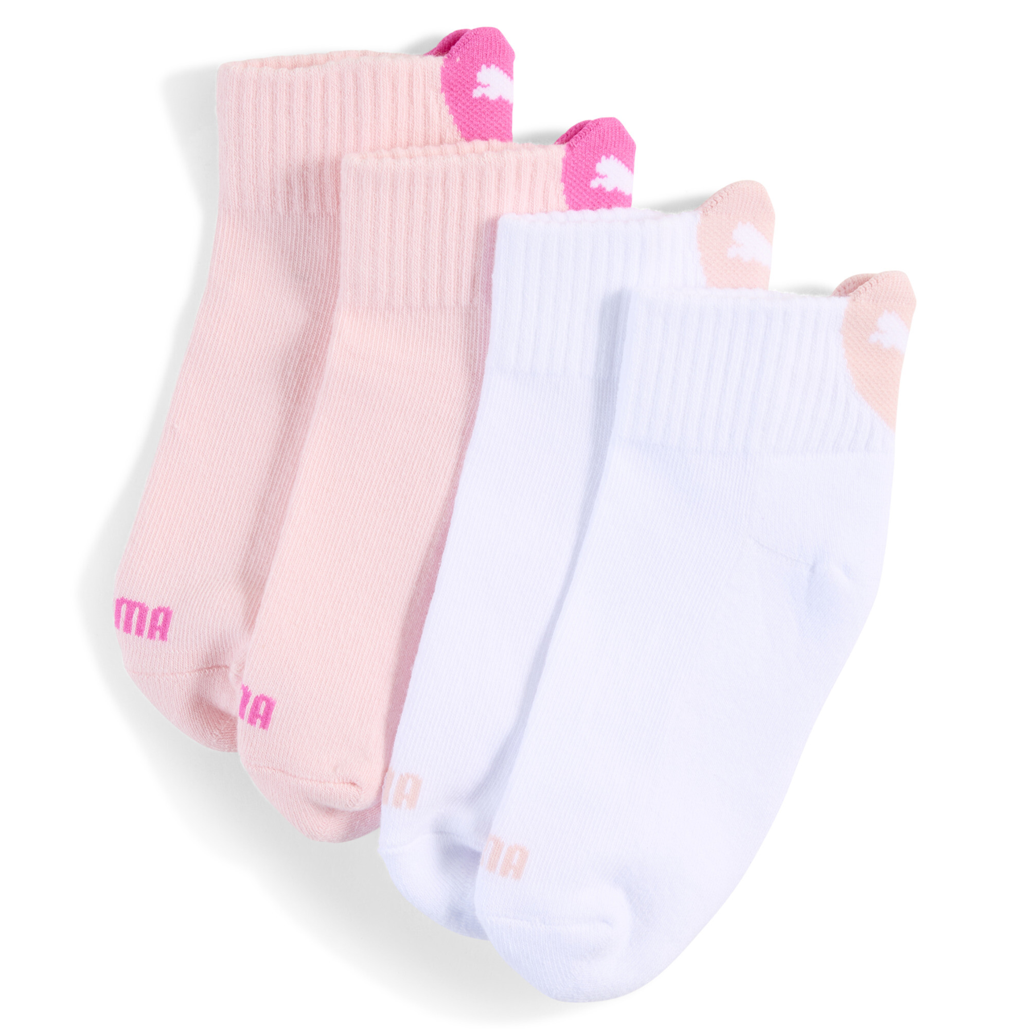 Licence Heart Logo Gepolsterte Sportsocken Teenager (2er-Pack) Für Für Kinder | Pink/White | Größe: 31-34