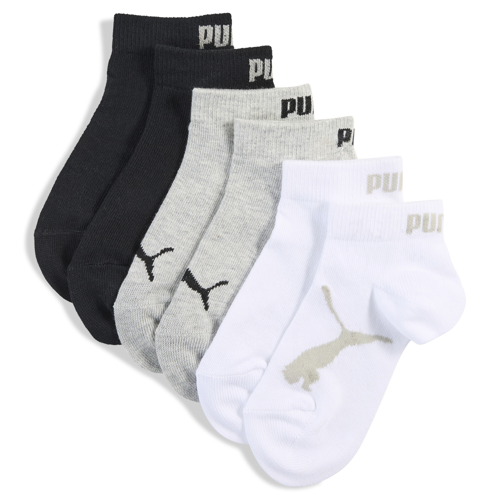 Licence Sportsocken Teenager (3er-Pack) Für Für Kinder | White/Grey/Black | Größe: 31-34