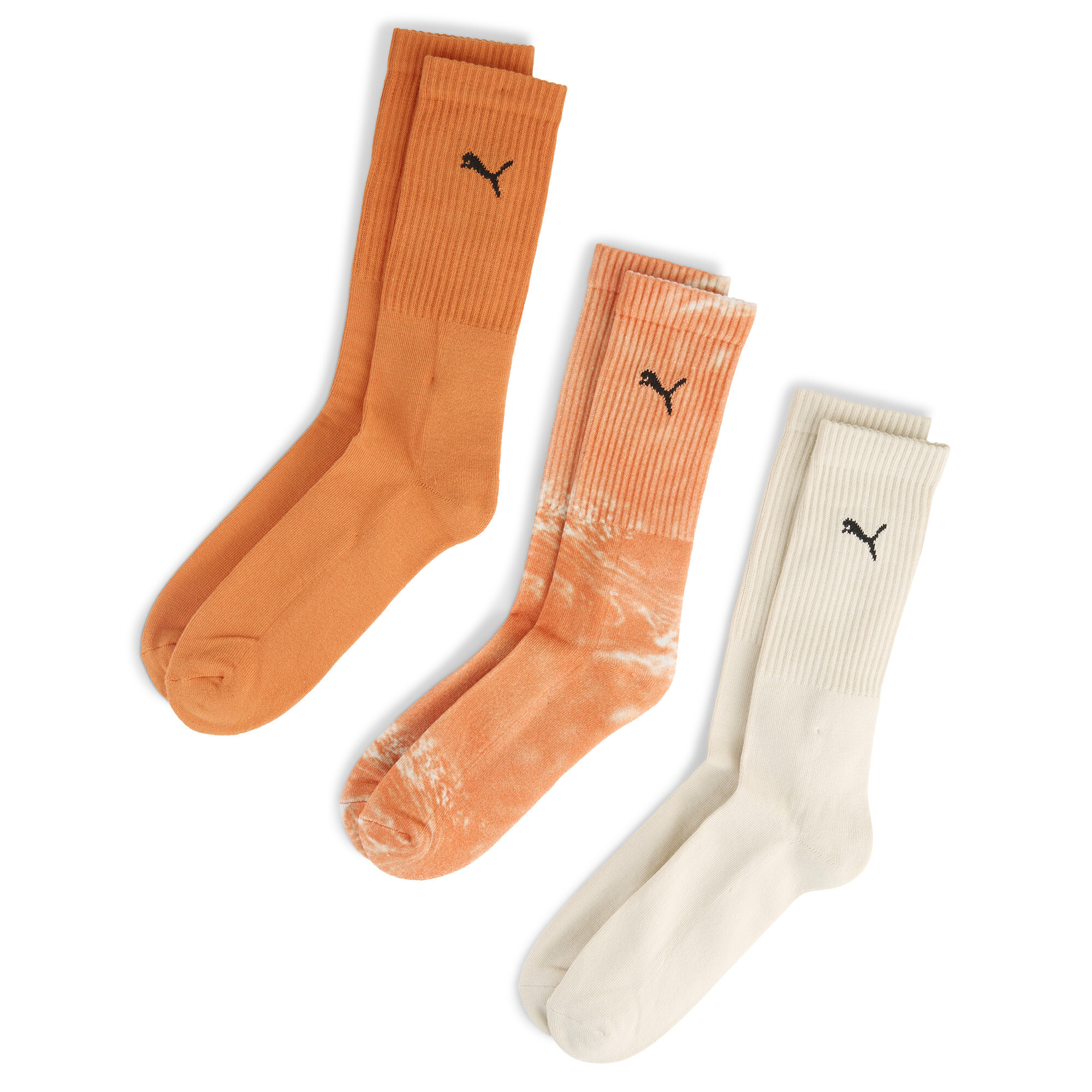 Licence Puma Crew-Socken 3er-Pack Unisex | Orange Combo | Größe: 39-42