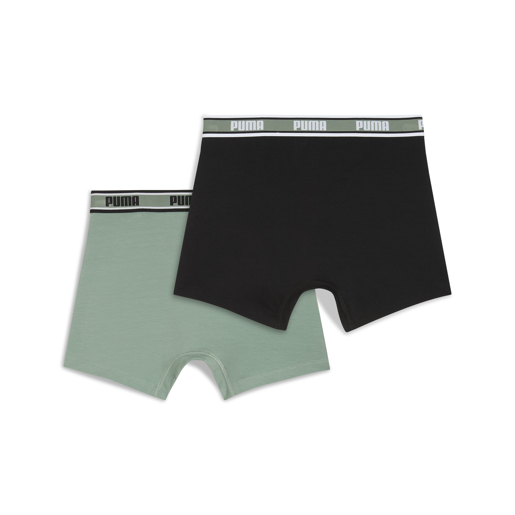 PUMA Logoboxers voor Heren, Groen, Maat M thumbnail 2