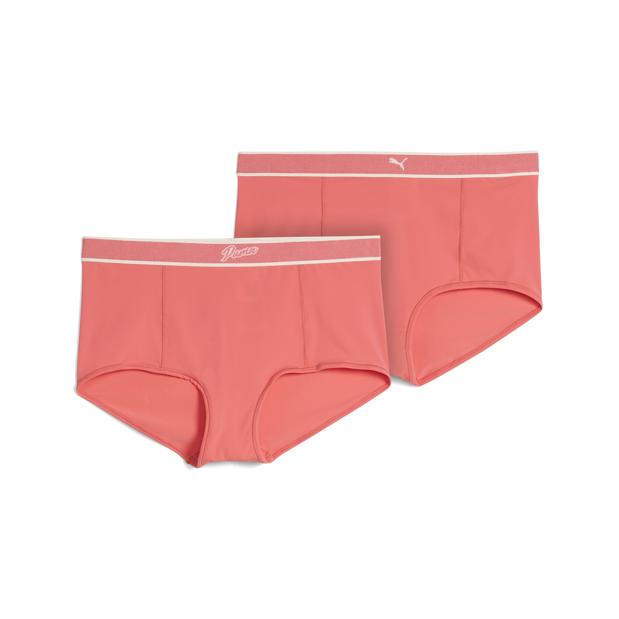 Licence High-Rise Hüftslips Damen (2er-Pack) | Coral | Größe: S