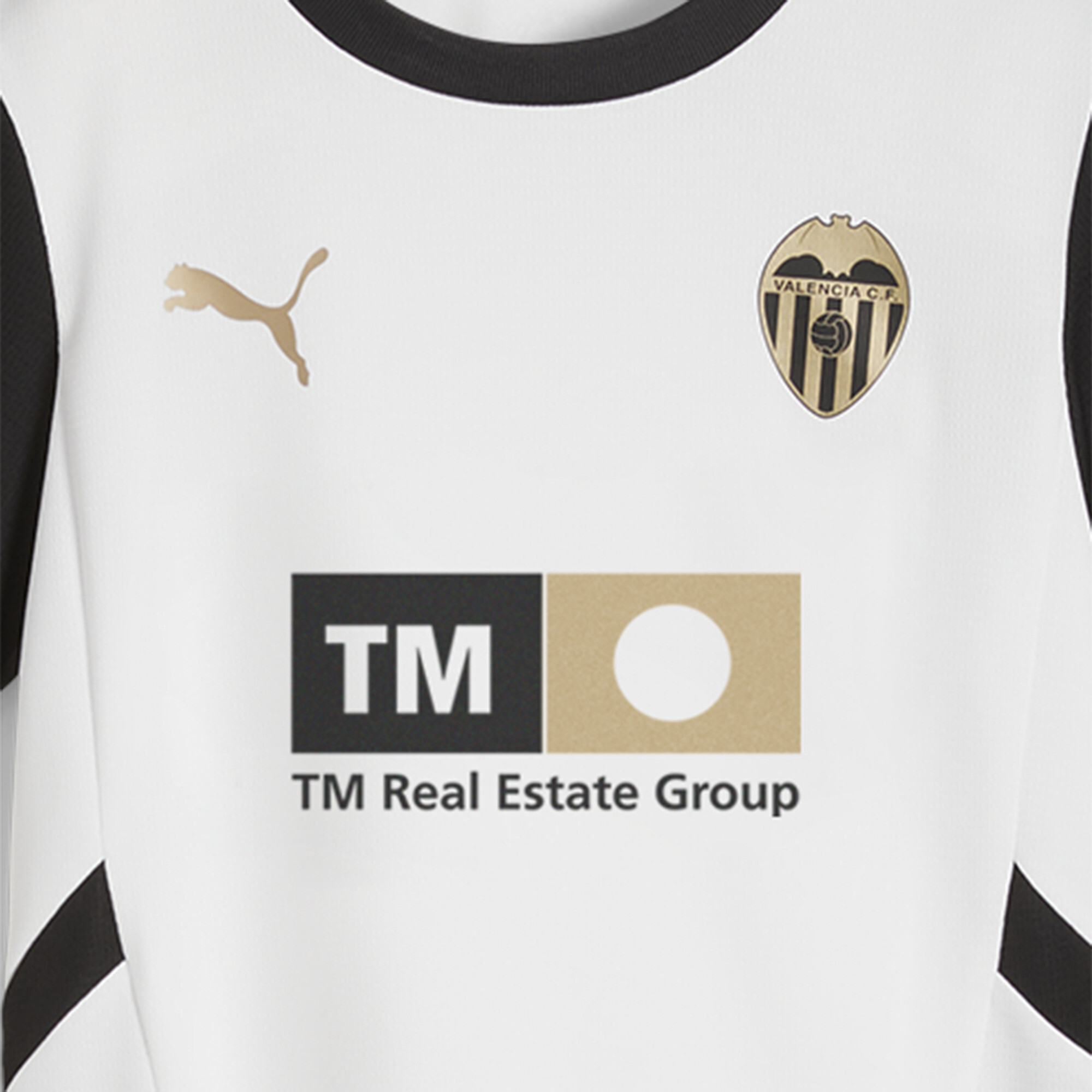 Valencia CF 24/25 mini-thuistenue, Zwart/Wit, Maat 5-6Y | PUMA