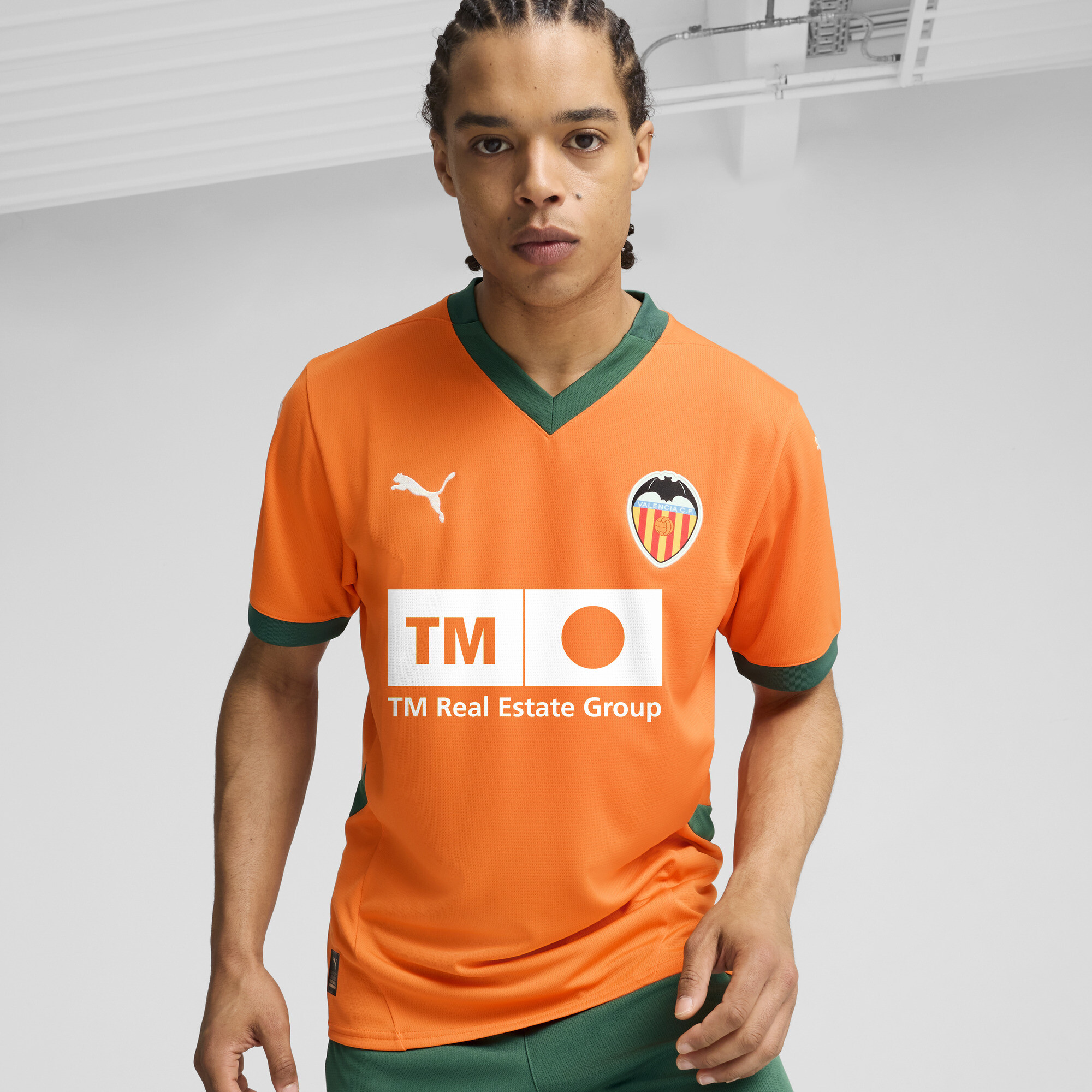 Puma Valencia CF 24/25 Ausweichtrikot Herren | Rickie Orange/Vine | Größe: M