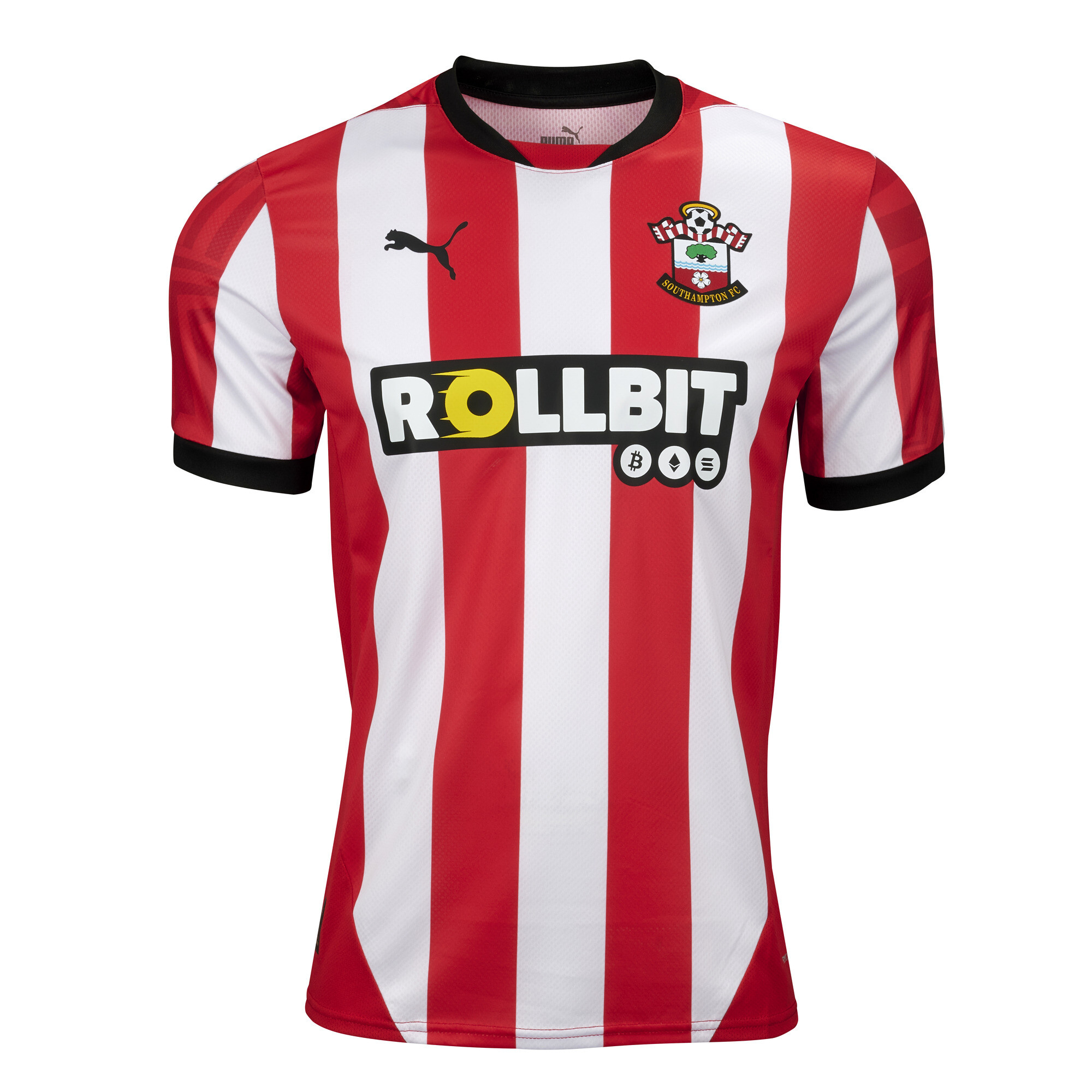 Southampton F.C. 24/25 thuisshirt voor Heren, Rood/Wit, Maat S | PUMA