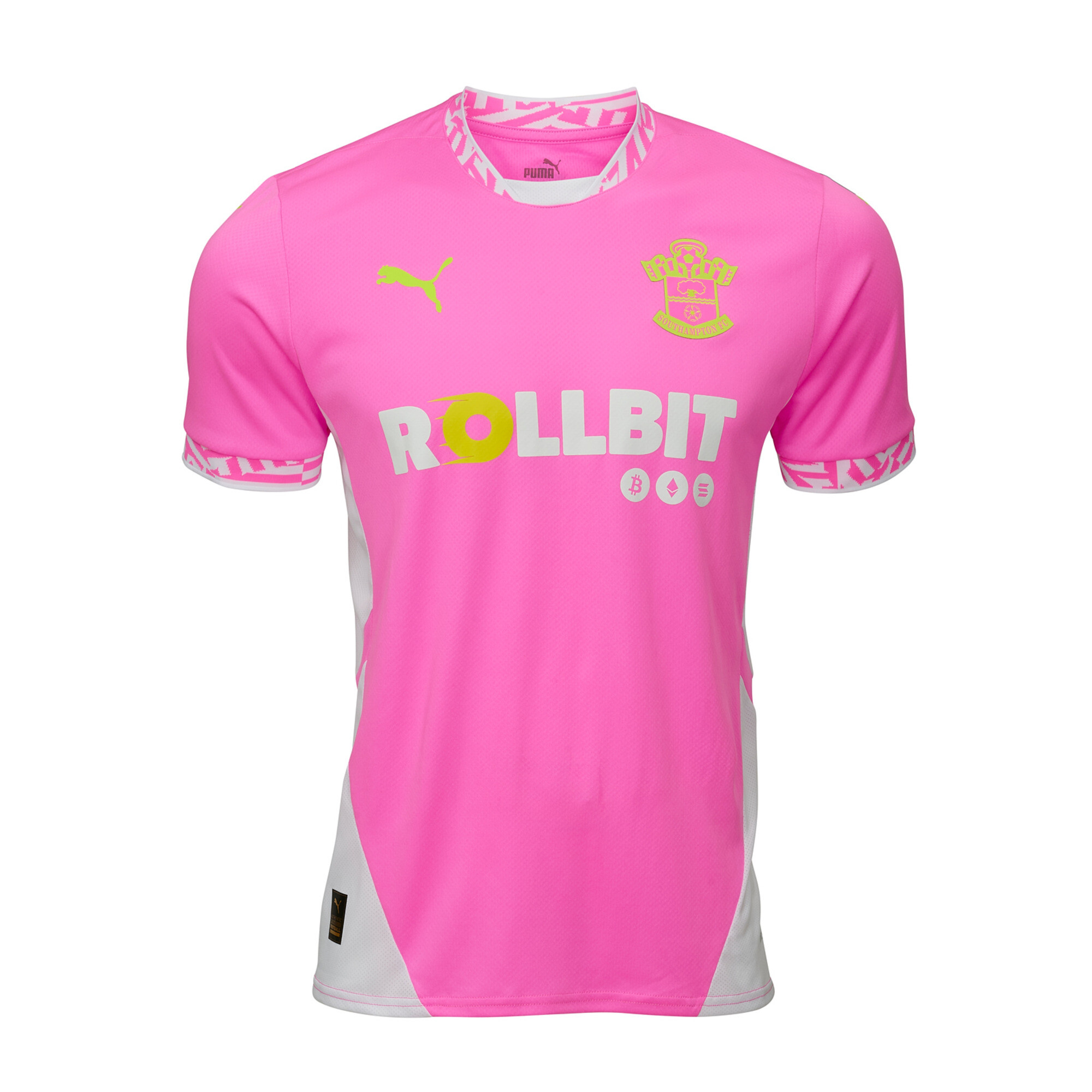 Puma Southampton F.C. 24/25 Ausweichtrikot Herren | Poison Pink/Optic White | Größe: M