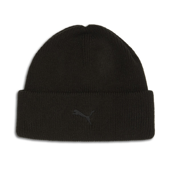 Puma Mini Cat Watchman Beanie Hat In Black