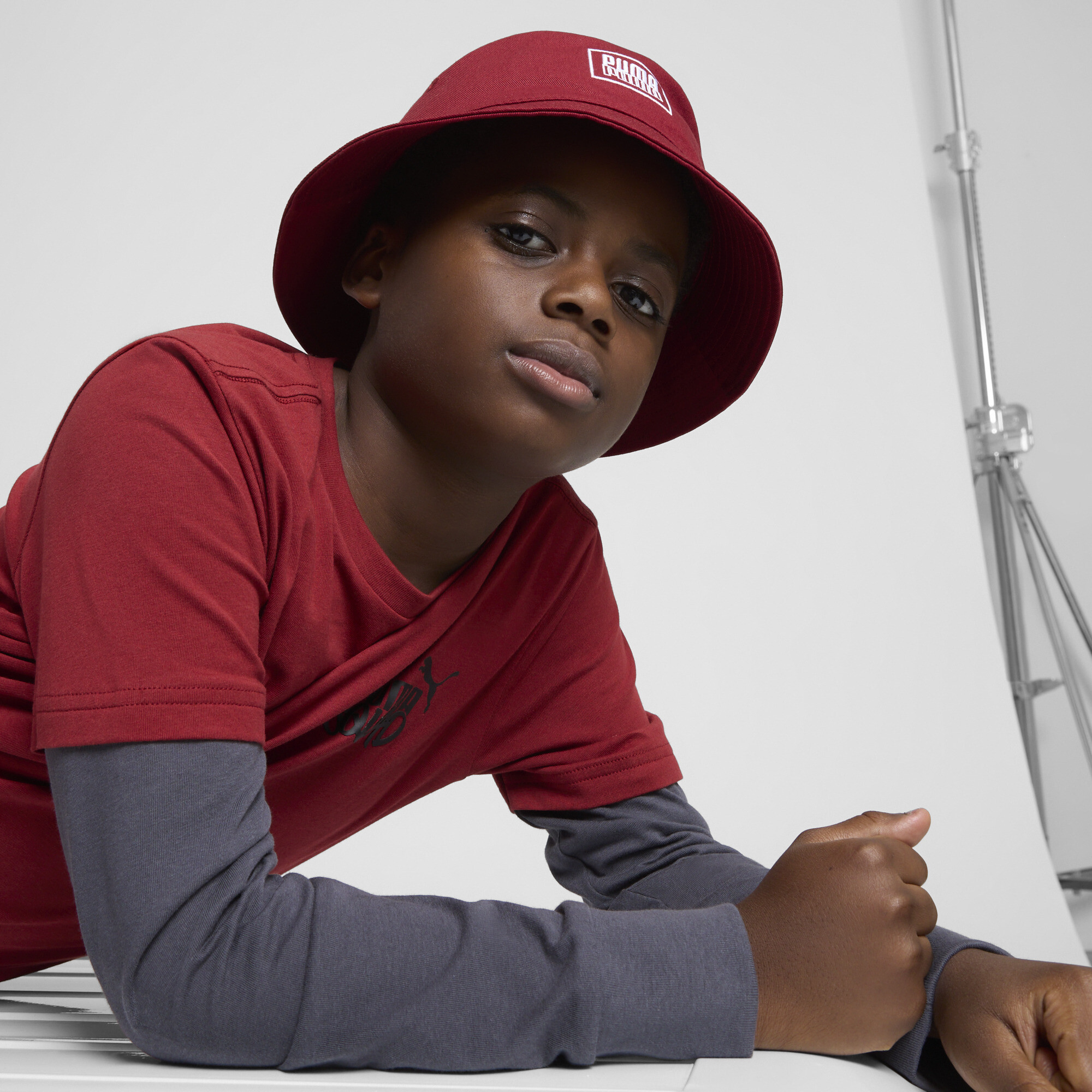 PUMA Mirror Logo Big Kids' Bucket Hat - Picture 6 of 8