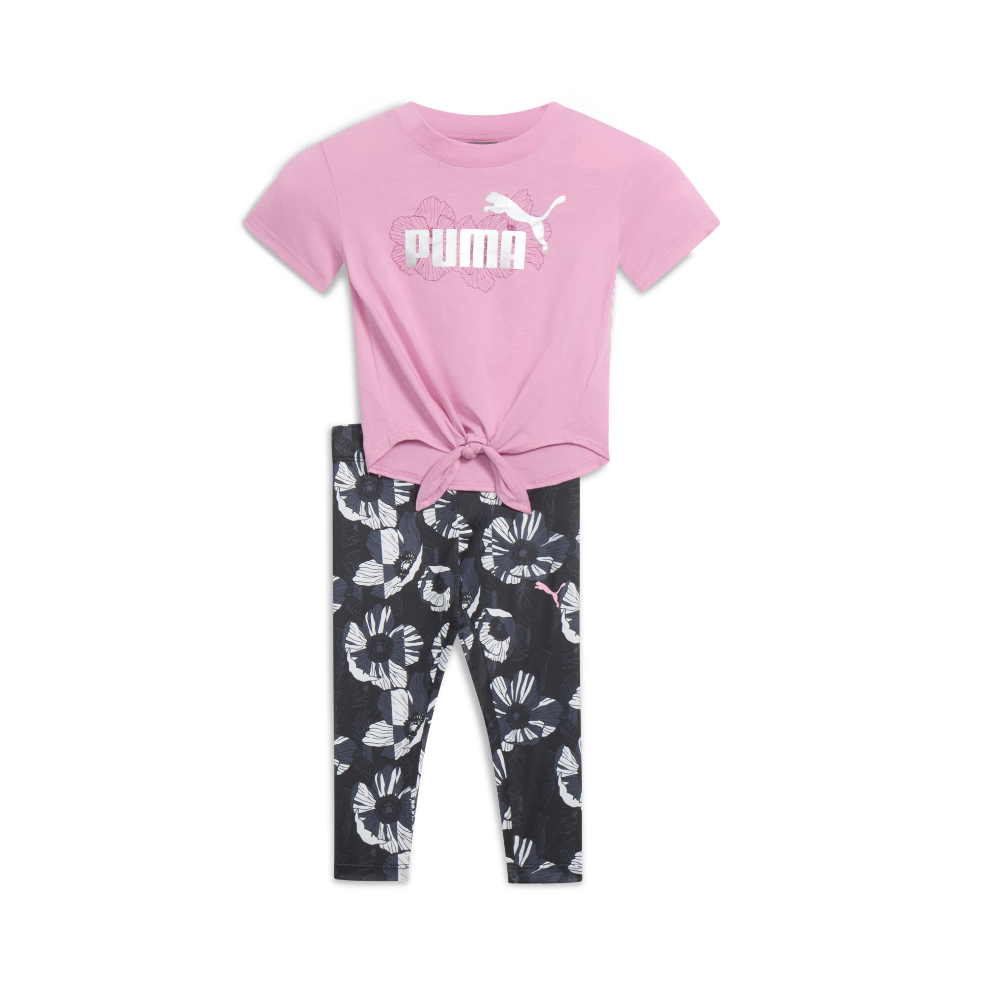 Ensemble 2 pices t-shirt et legging motifs floraux Bb Rose Toddler 942383_01 19$