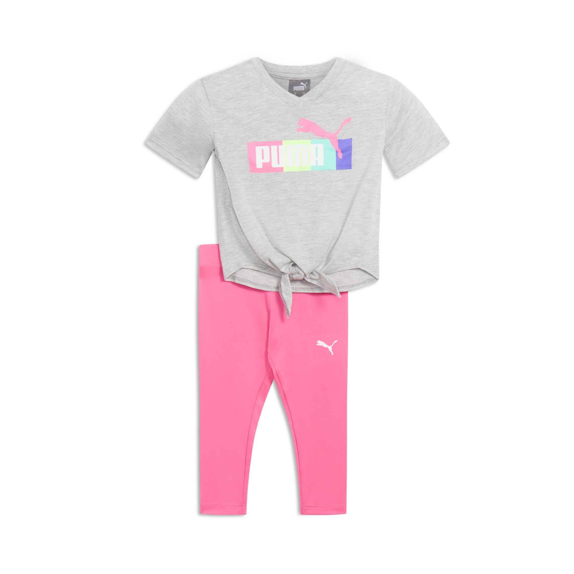 Ensemble 2 pices t-shirt et legging logo lumineux Bb Gris Toddler 942384_01 24$