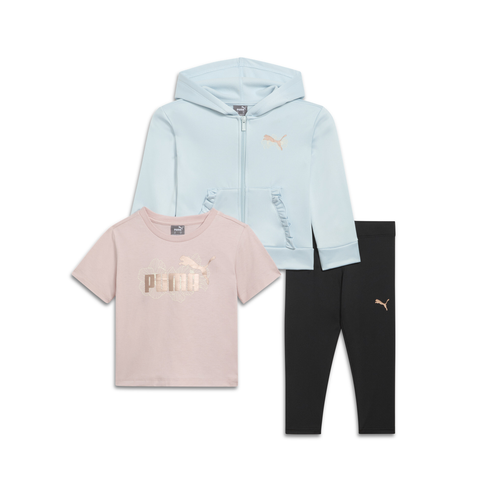 PUMA 3-Piece Floral Logos Set Toddlers 33$