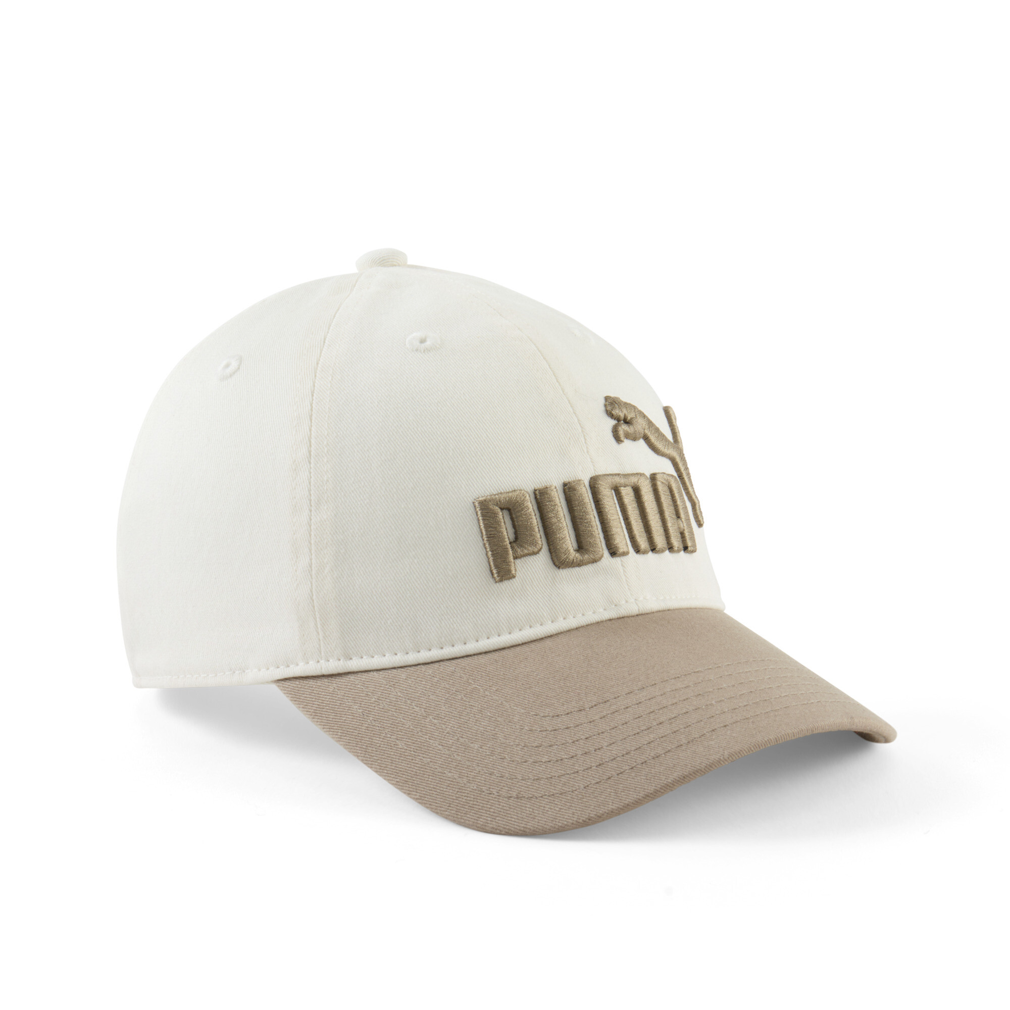 Puma No. 1 Logo Adjustable Cap In Beige