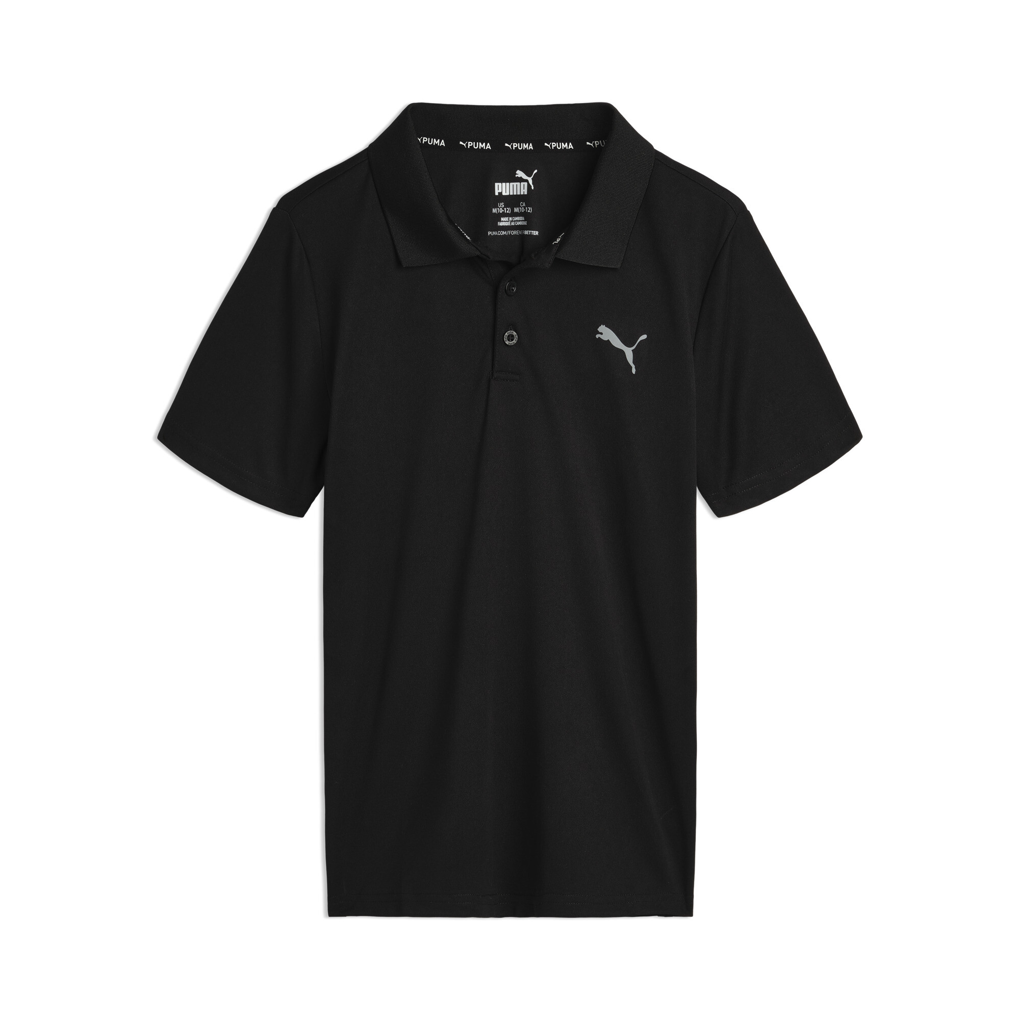 PUMA Active Essentials Little Kids' Polo Shirt in Black, Size 6